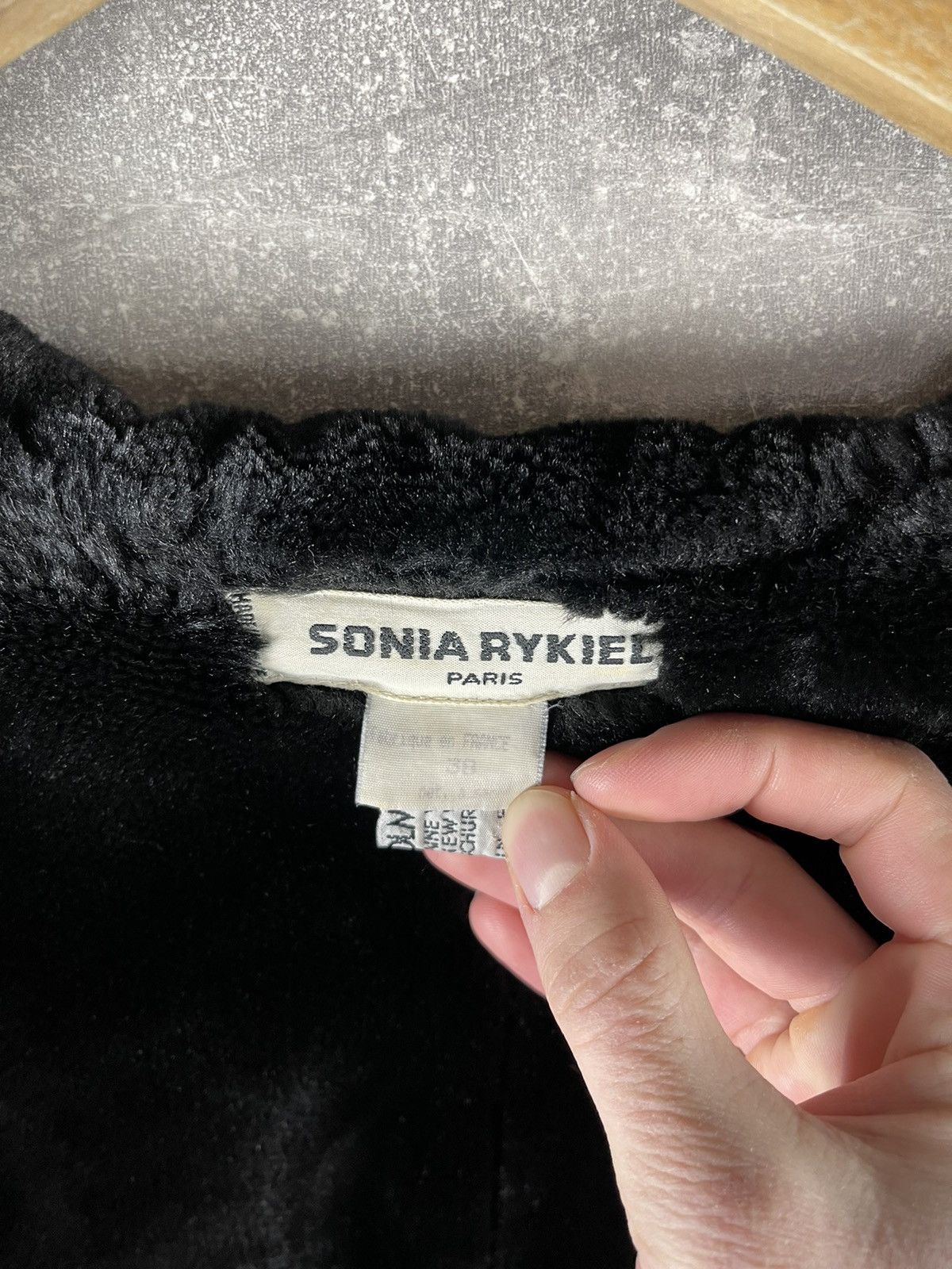 Sonia Rykiel Sonia Rykiel Paris Vintage 90s Black Wool Double Belted Coat Size S / US 4 / IT 40 - 11 Thumbnail
