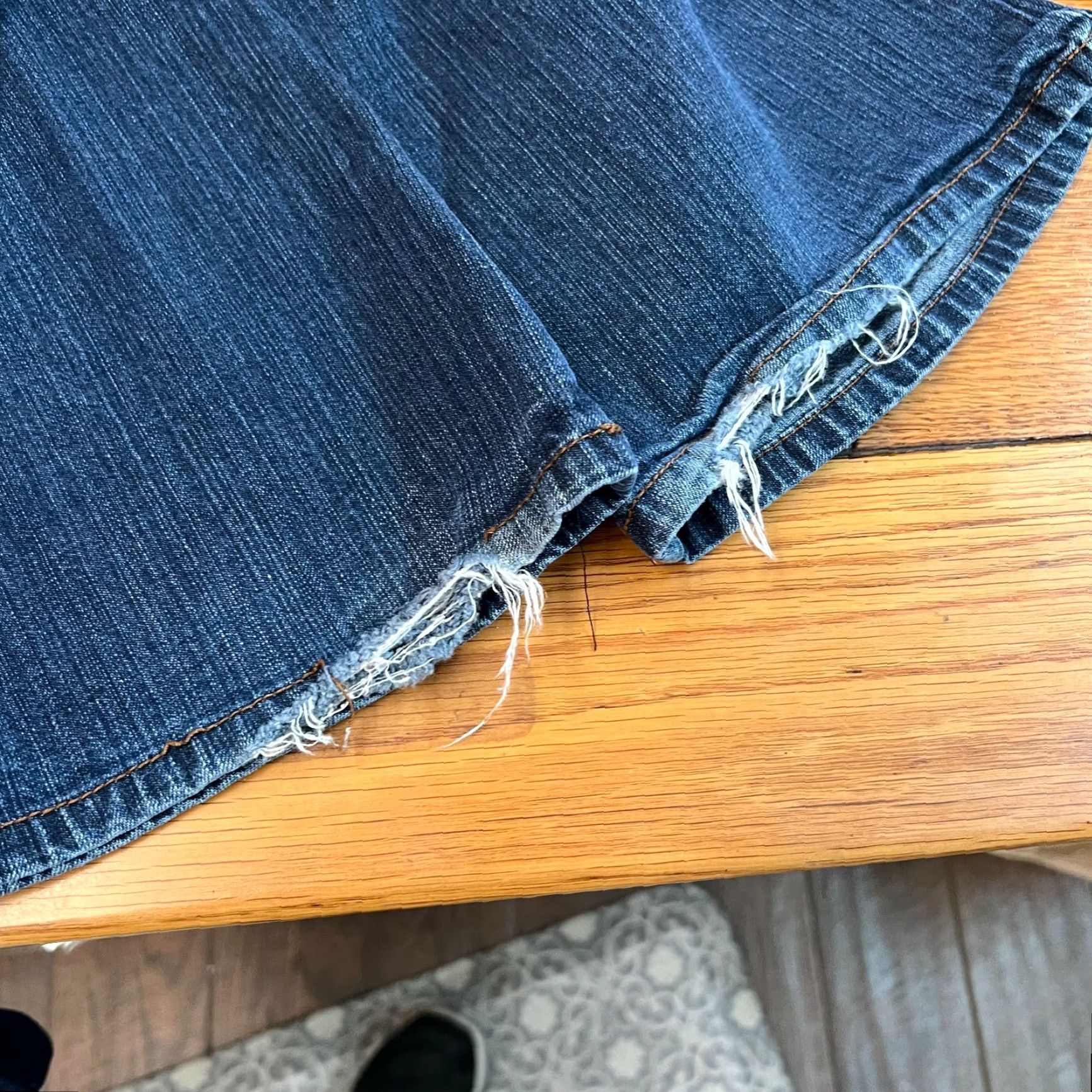 Denime SO Jeans Bootcut Women's Blue Denim Size 28 32 5 XS? Wait არ Size 27" / US 4 / IT 40 - 7 Thumbnail