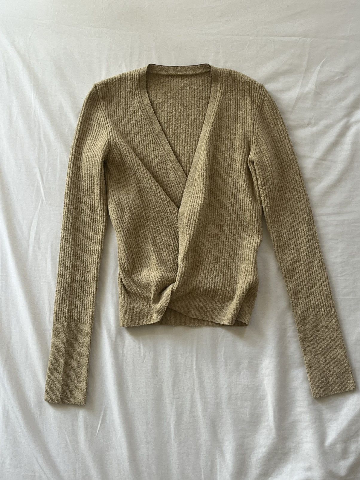 Jacquemus Le Gillet Noue beige brown cardigan sweater 36 Size S / US 4 / IT 40 - 2 Thumbnail
