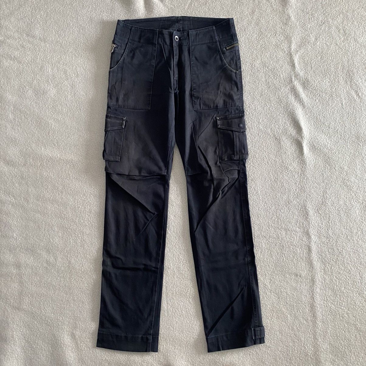 If Six Was Nine × Japanese Brand Boycott Black Cargo Stretchable Pants w30 Size US 30 / EU 46 - 1 Thumbnail