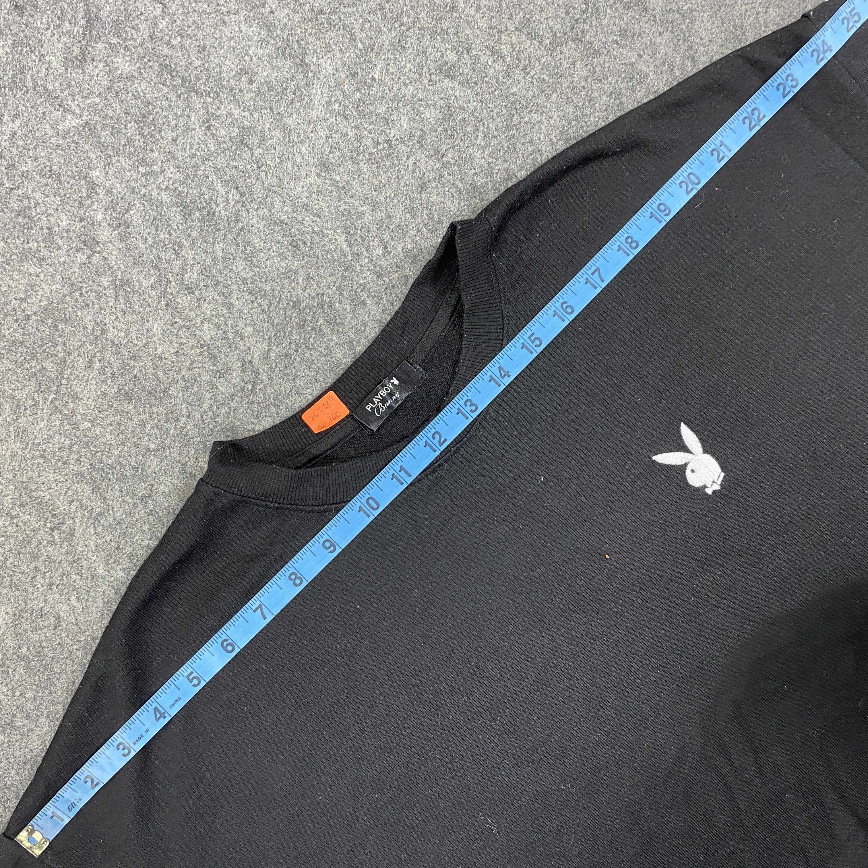 Playboy Vintage Playboy Embroidery Crop Top Sweatshirt -SW160 Size US L / EU 52-54 / 3 - 4 Thumbnail