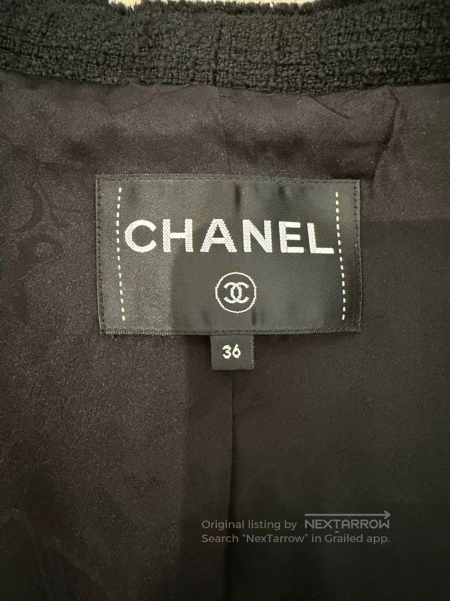 Chanel Chanel Metiers d'Art Black Gold Coat. Size US XS / EU 42 / 0 - 3 Thumbnail