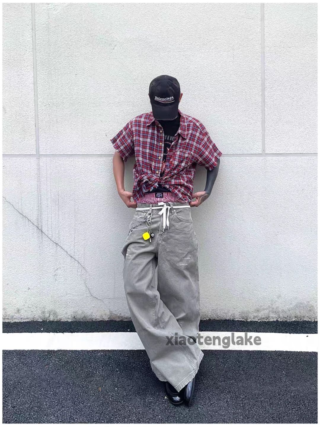 Vintage Utility skate hiphop faded loose baggy carpenter pants Size US 30 / EU 46 - 3 Thumbnail