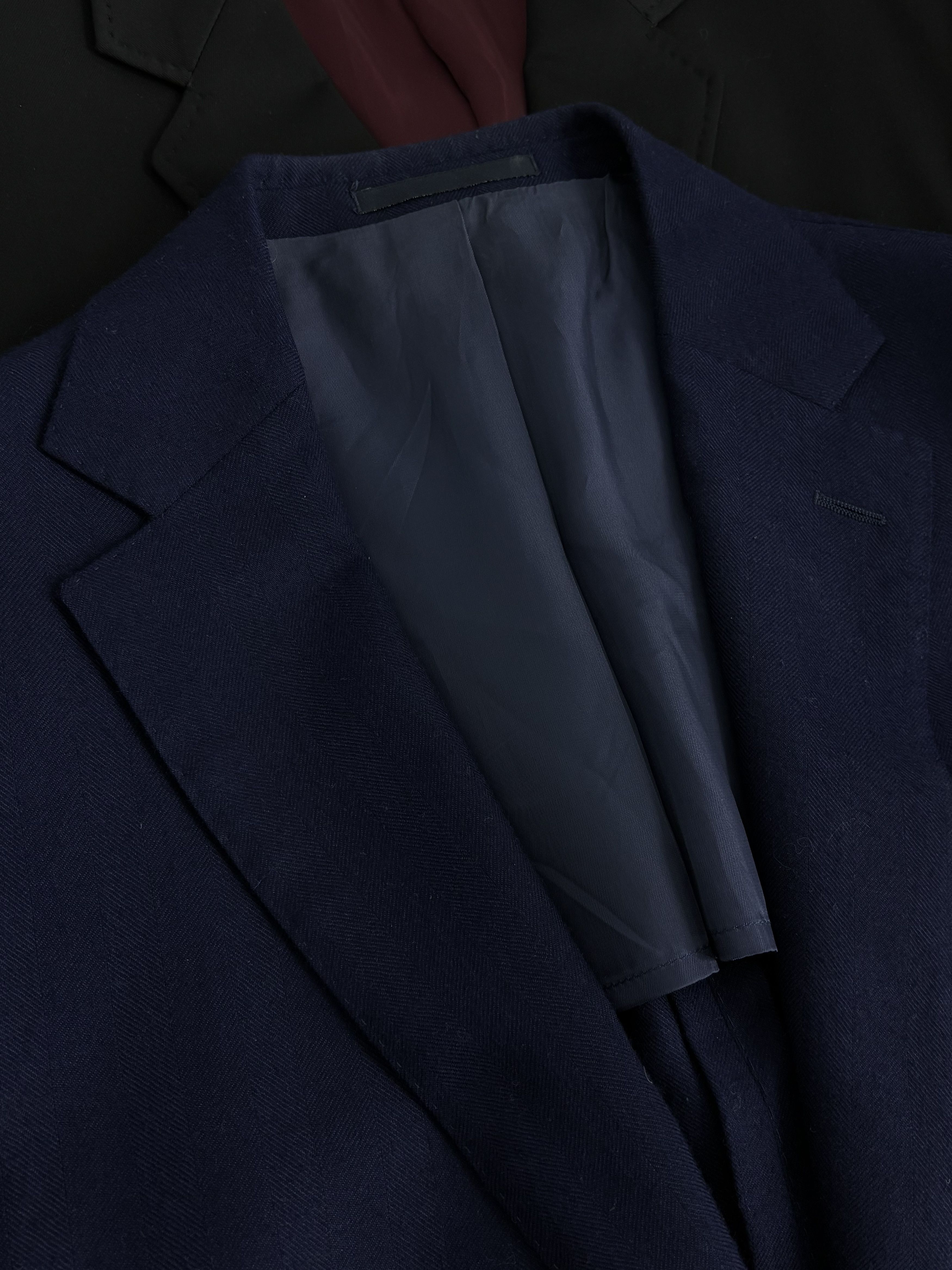 Suitsupply Suitsupply Havana HL 100% Pure Cashmere Navy Blazer Jacket Size 48R - 20 Thumbnail