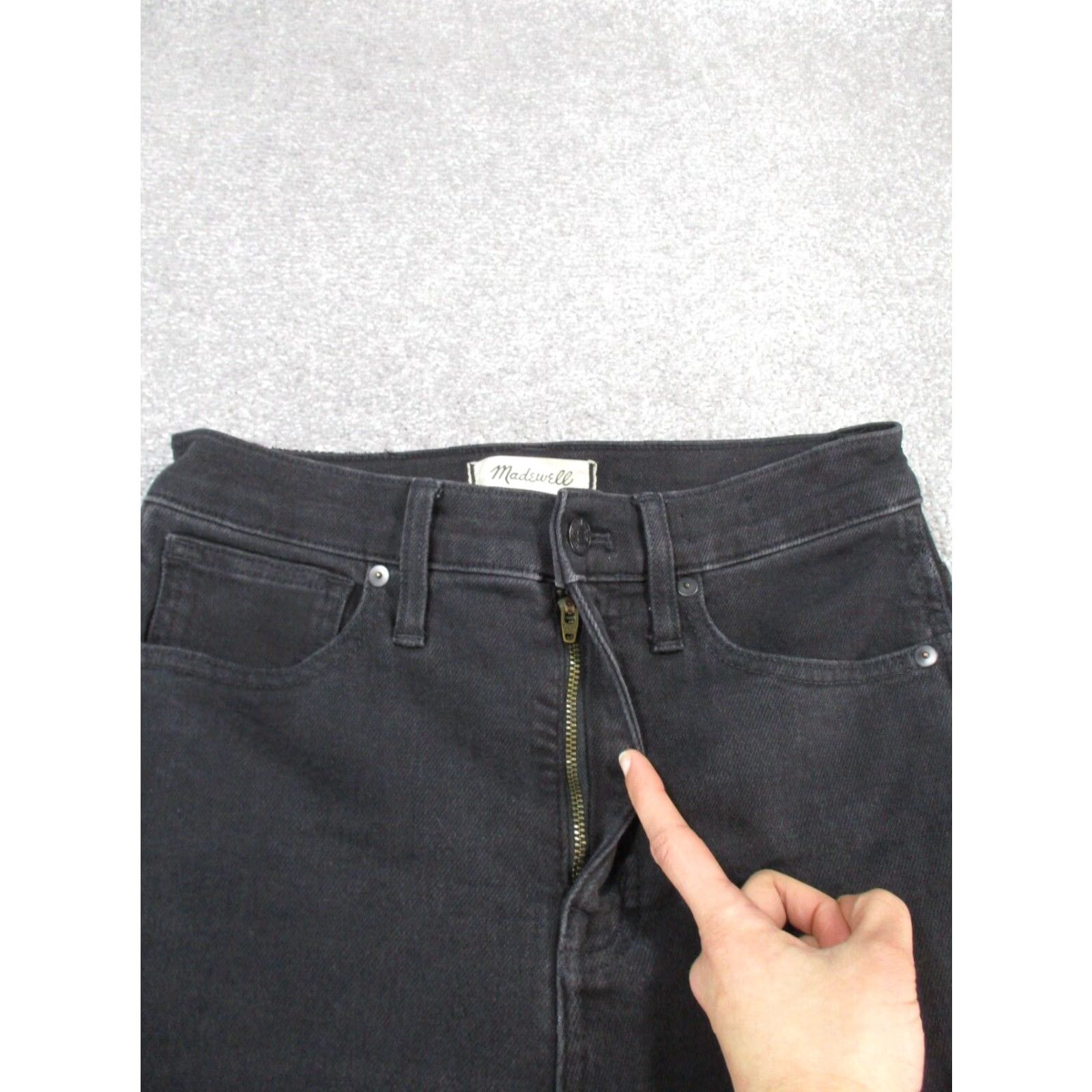 Madewell Madewell High Rise Skinny Jeans Womens 27 Black Denim Skinny Jeans Size 27" / US 4 / IT 40 - 3 Thumbnail