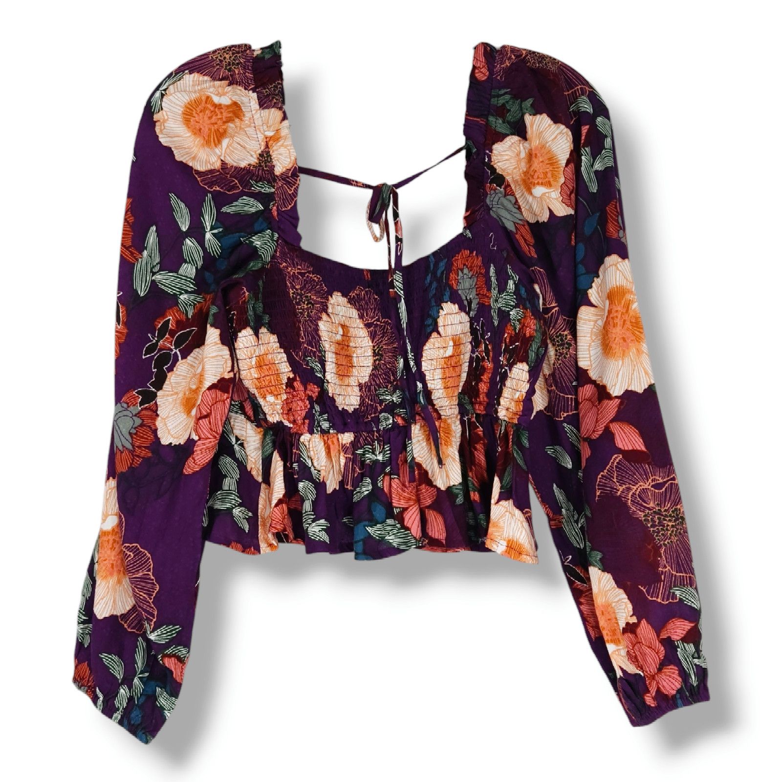 Other NWT Band of the Free Floriane Floral Crop Blouse S [4-6] Size S / US 4 / IT 40 - 3 Thumbnail