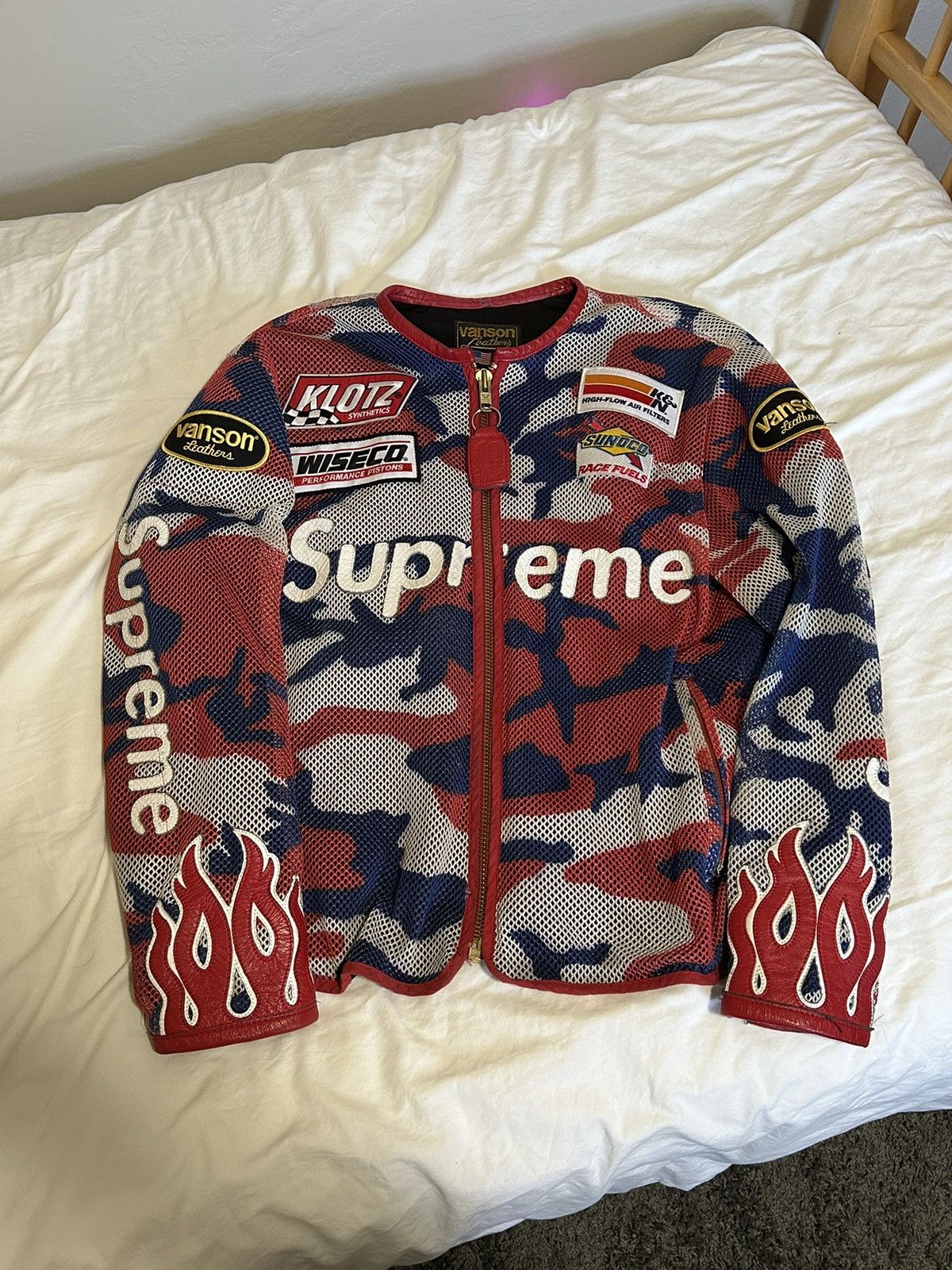Supreme × Vanson Leathers Supreme x Vanson Leathers Cordura Mesh 