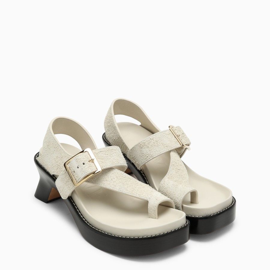 Loewe o1d2blof0824 Ease Heel Slide in Ivory Size US 7 / IT 37 - 2 Thumbnail
