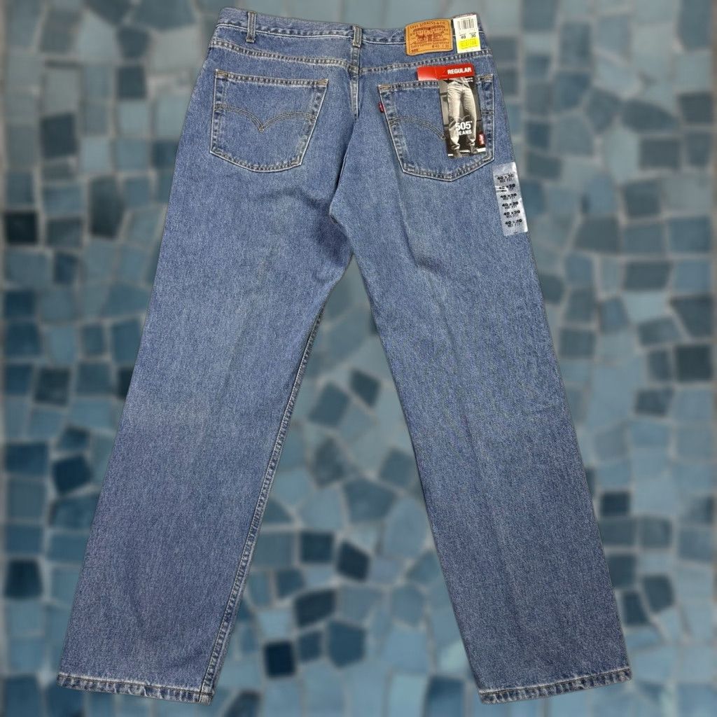 Levi's VINTAGE Levi's 505 Jeans Men's 40x30 Deadstock New Straight Paper Tag 90s Y2K Mens Jeans Size US 40 / EU 56 - 1 Thumbnail