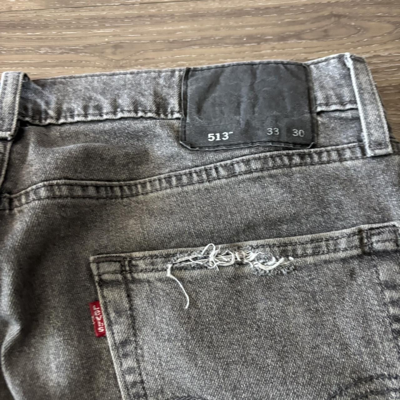 Levi's Crazy Vintage Y2K/2000s Grunge Faded Levis Distressed Skinny Denim Jeans! 33x29 Size US 32 / EU 48 - 7 Thumbnail