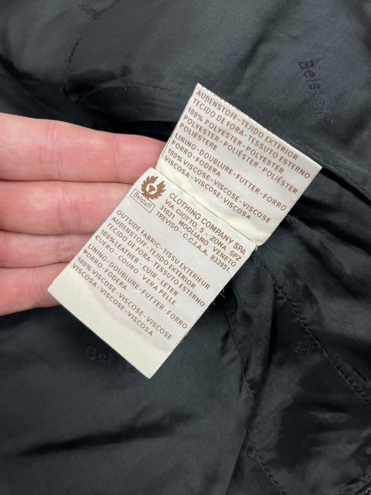 Belstaff Belstaff Vintage Black Leather Biker Moto Jacket Size M / US 6-8 / IT 42-44 - 15 Thumbnail
