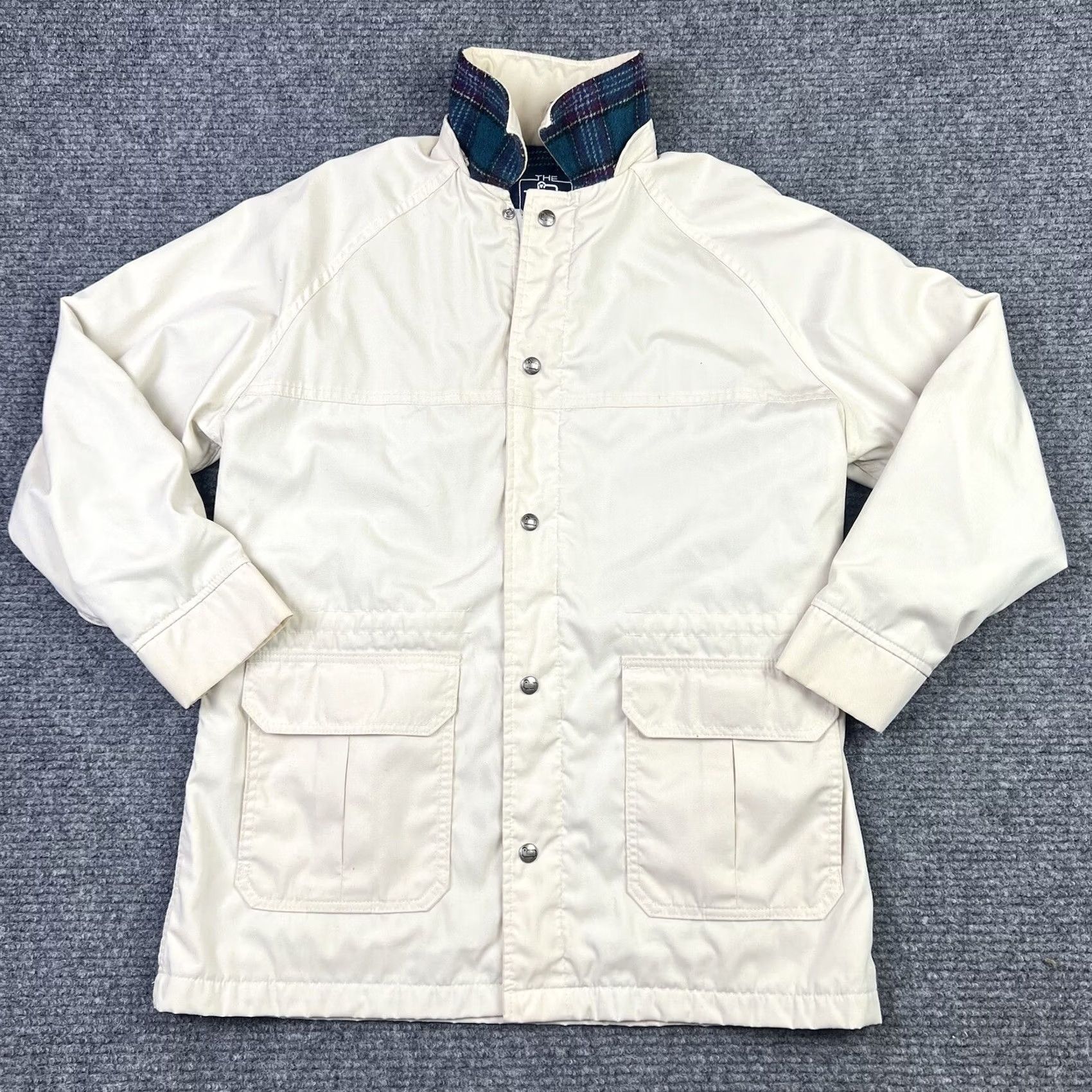 Vintage VINTAGE Woolrich Jacket Woman Tan Zip Up Lined Coat Medium Woolrich USA 90s Outdoors Womens Jacket Size M / US 6-8 / IT 42-44 - 3 Thumbnail