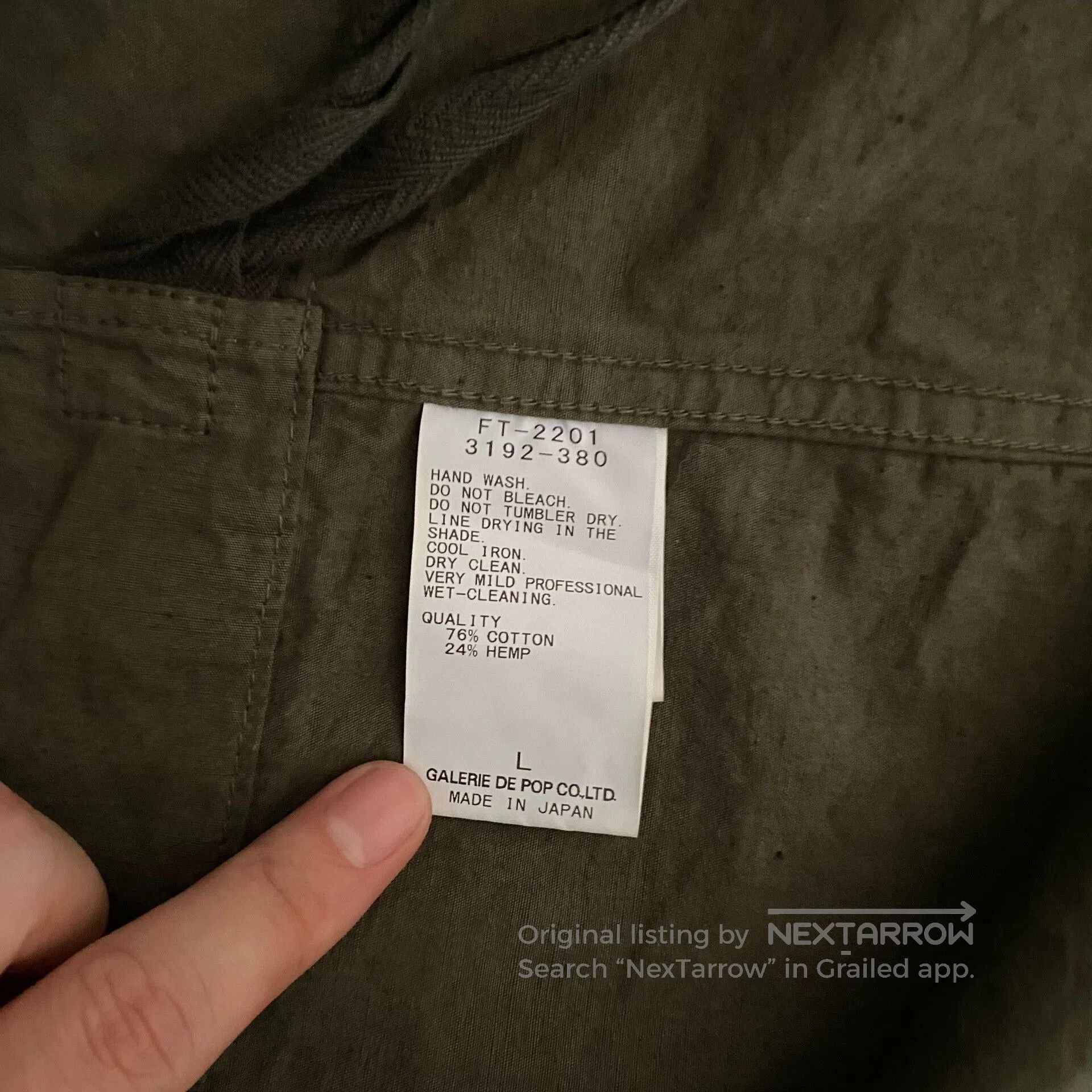 Sage De Cret Sage De Cret Military Green Jacket. Size US L / EU 52-54 / 3 - 8 Thumbnail