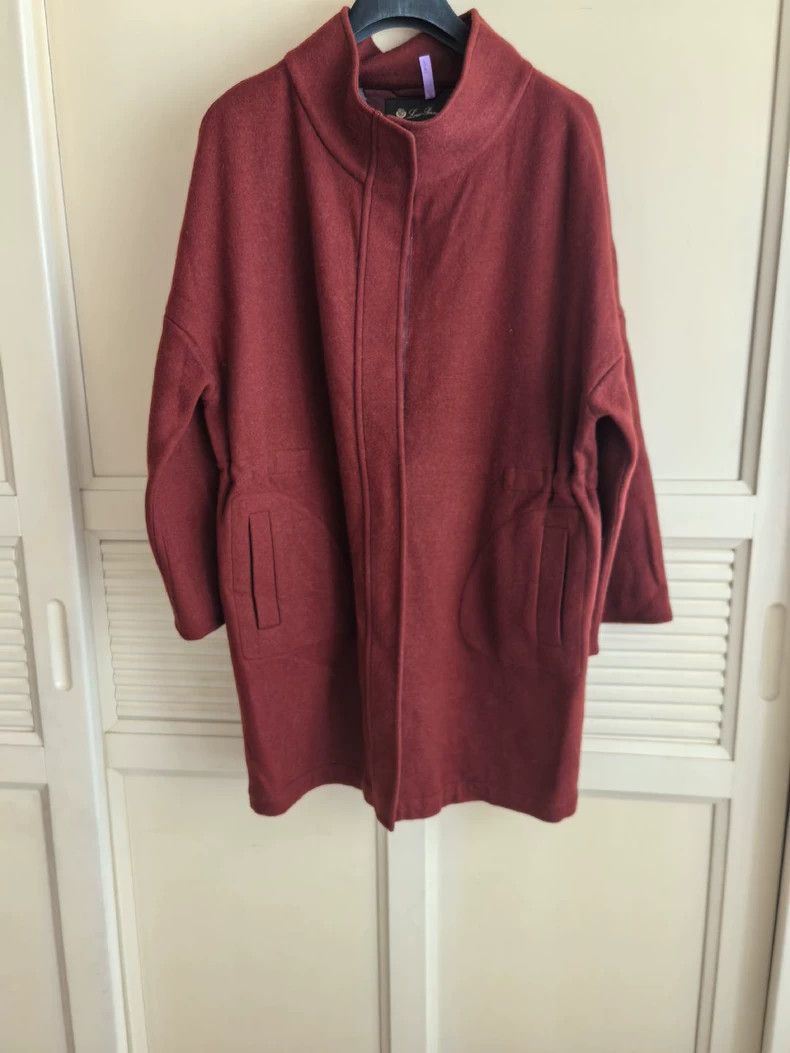 Loro Piana LORO PIANA A little cashmere coat in orange Size S / US 4 / IT 40 - 1 Thumbnail