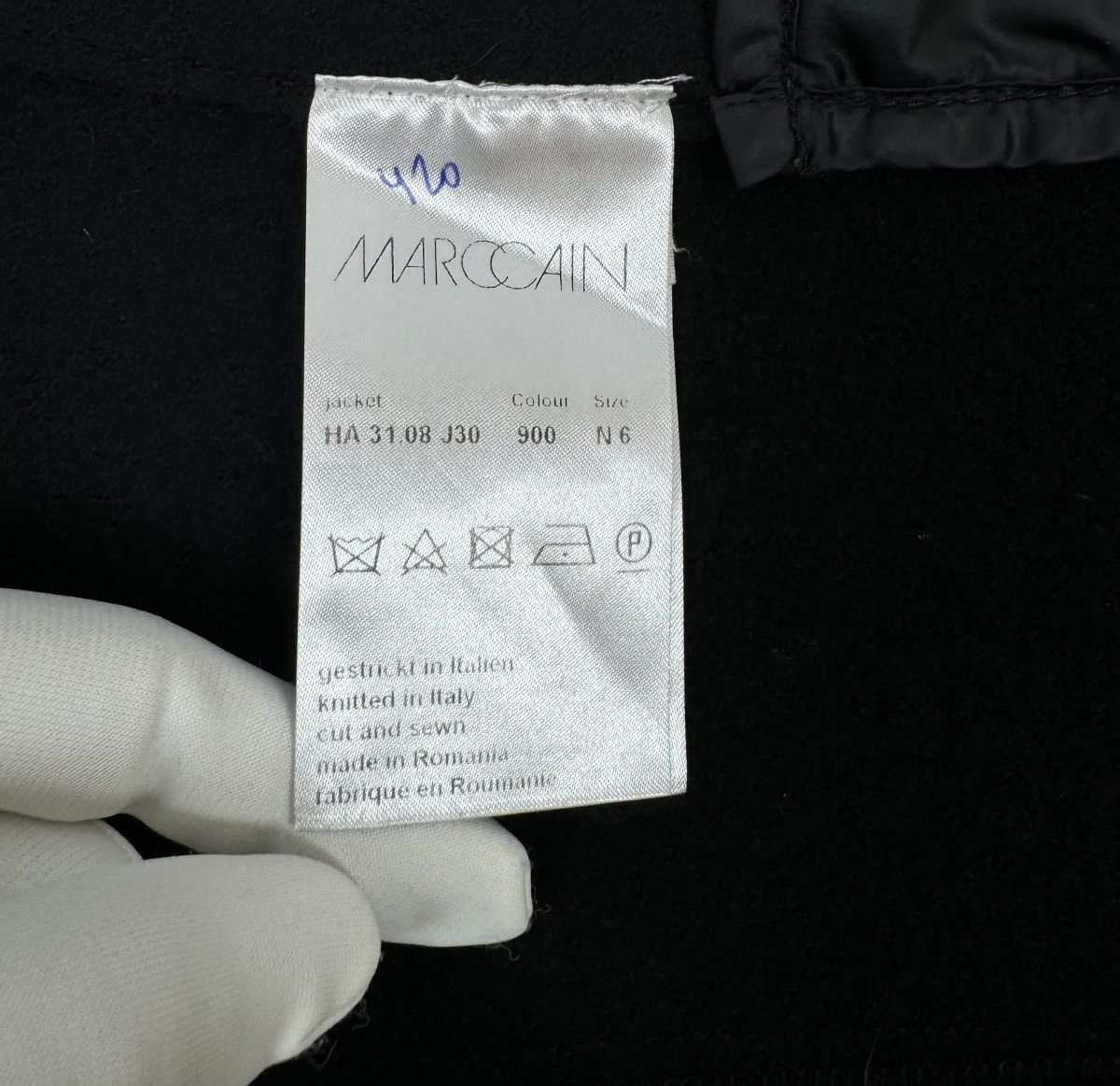 Other Marc Cain Virgin Wool Coat Woven Insert size 6 Size XL / US 12-14 / IT 48-50 - 13 Thumbnail