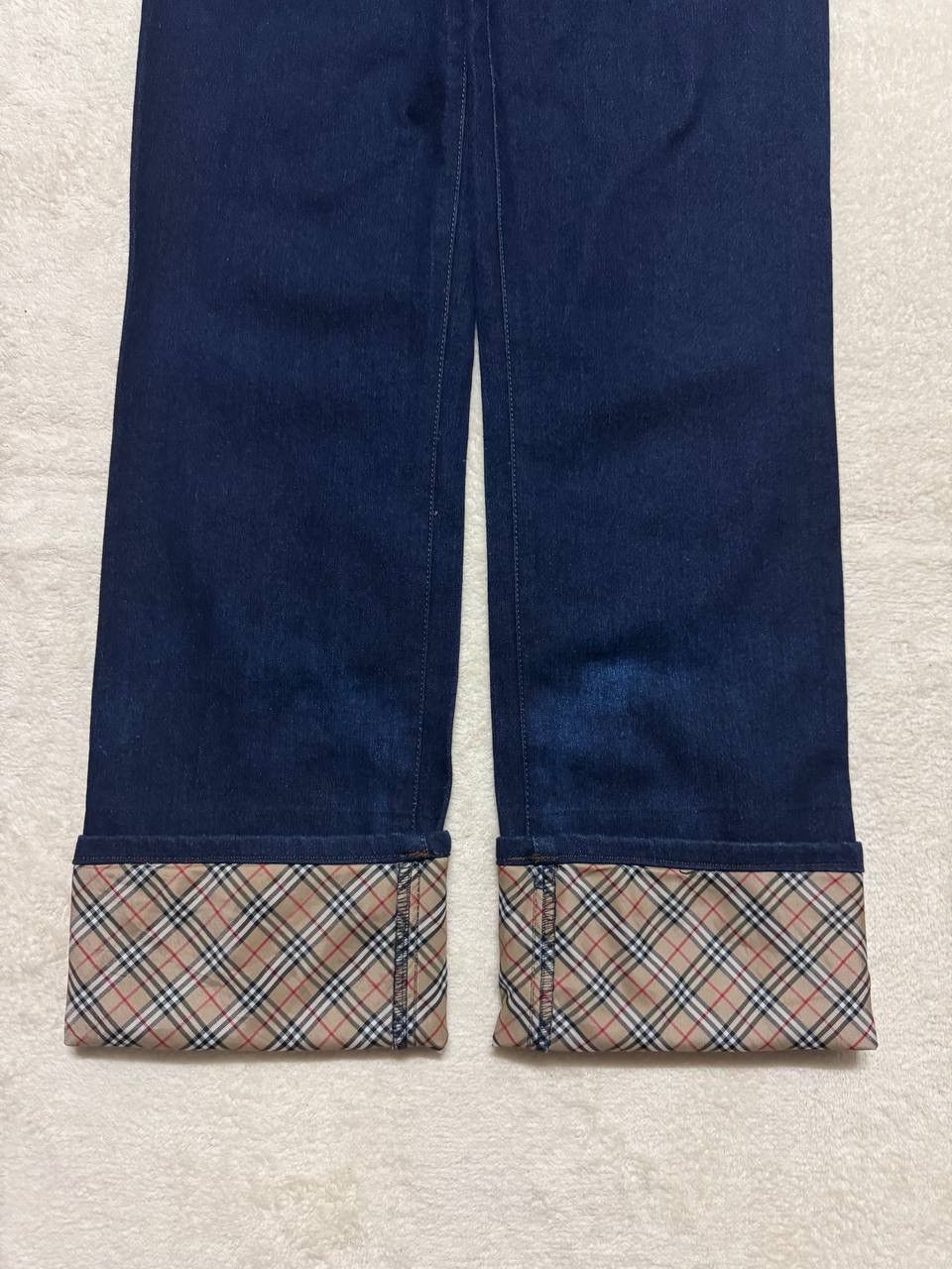 Burberry Burberry Of London Novacheck Blue Denim Jeans Rare Design Size US 27 - 5 Thumbnail