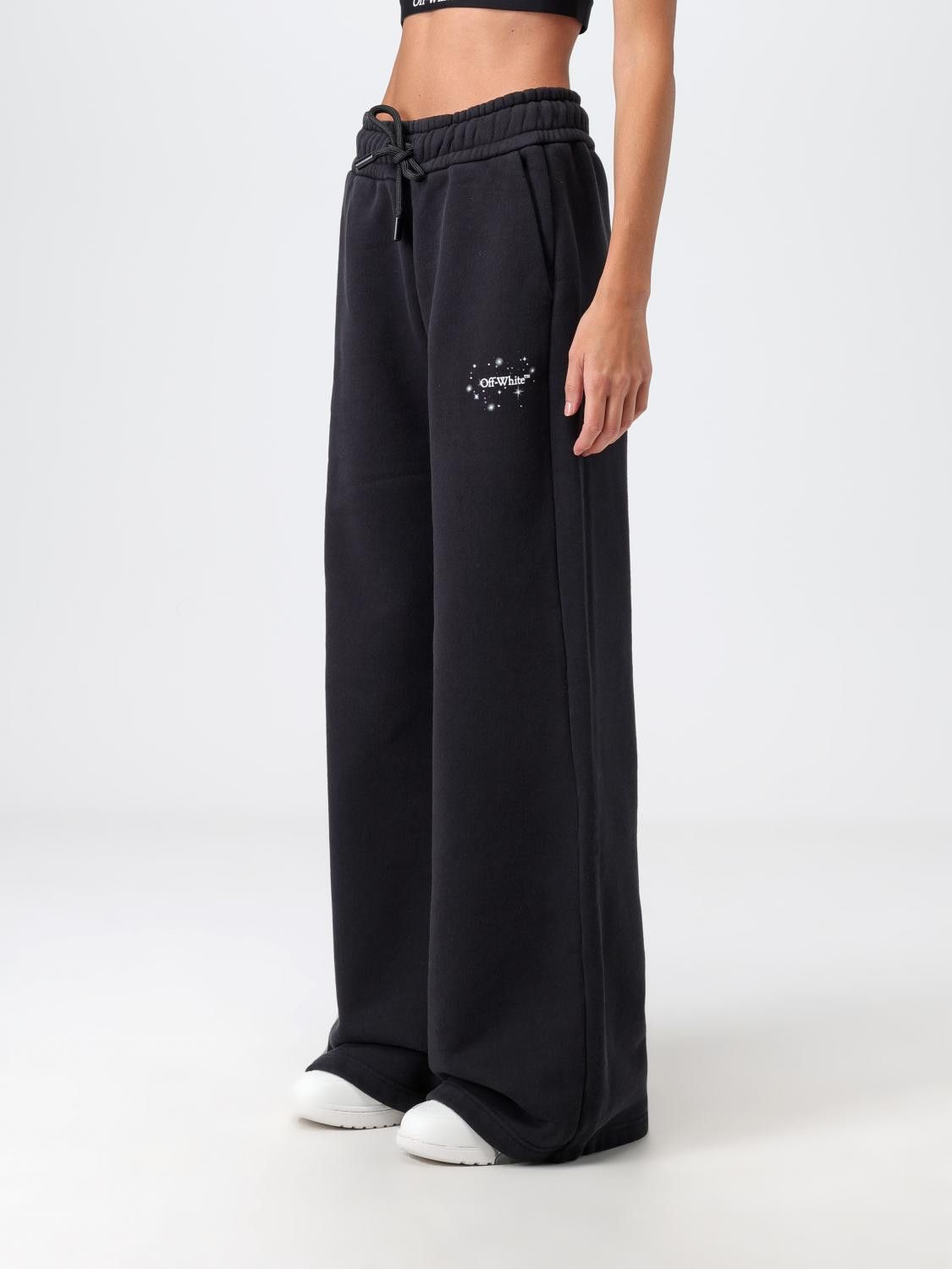 Off-White o1y1225 Sweatpant in Black Size 26" / US 2 / IT 38 - 4 Thumbnail