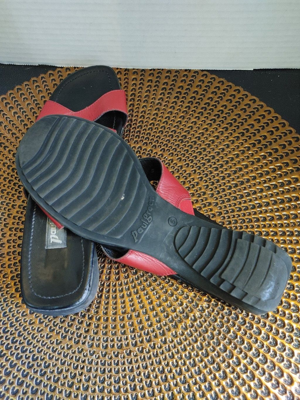 Other Paul Green Red Leather Slip-ons Size 5 Size US 5 / IT 35 - 5 Thumbnail