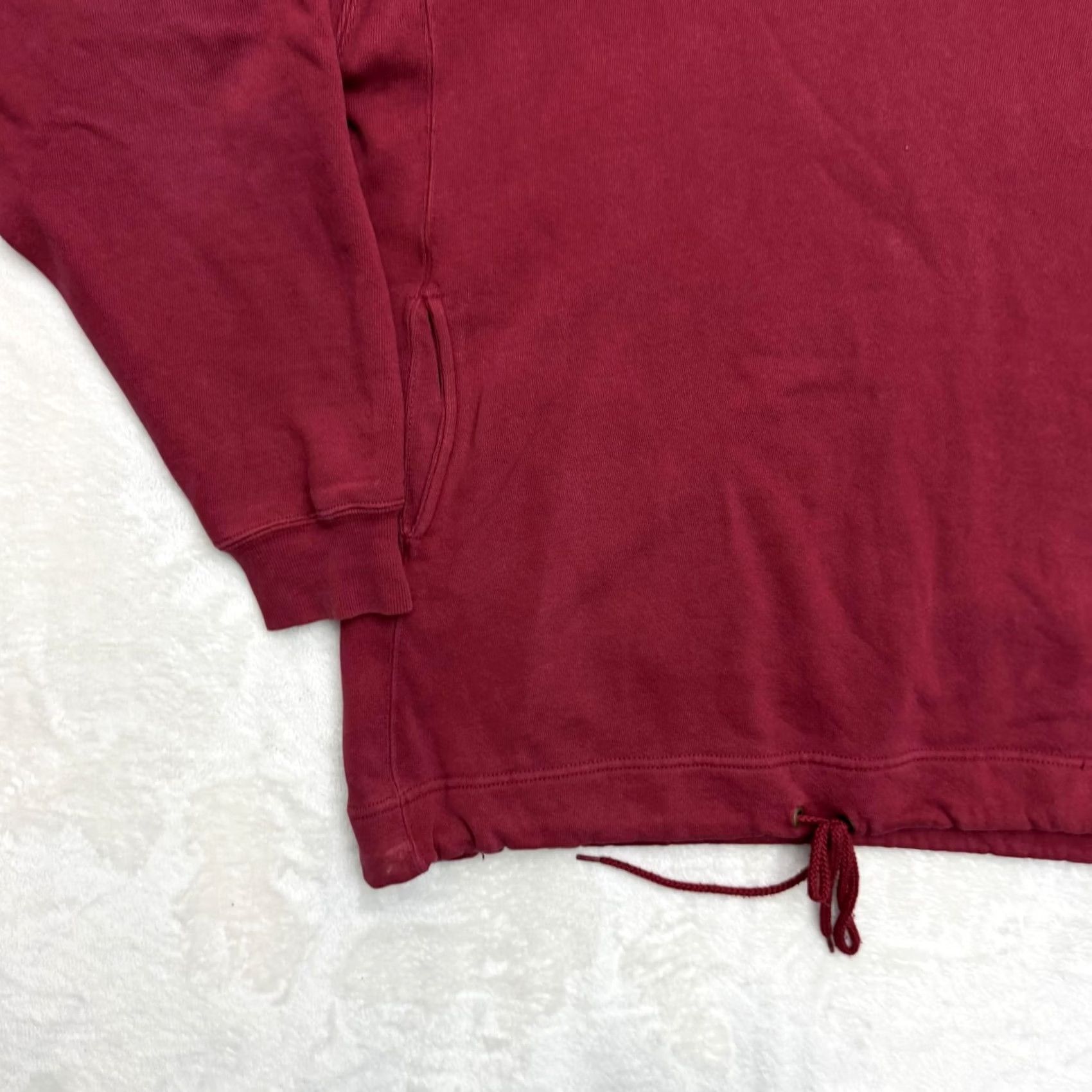 Russell Athletic VINTAGE Russell Athletic Hoodie Mens Large Red Pullover Fleece Pocket Logo Size US L / EU 52-54 / 3 - 6 Thumbnail