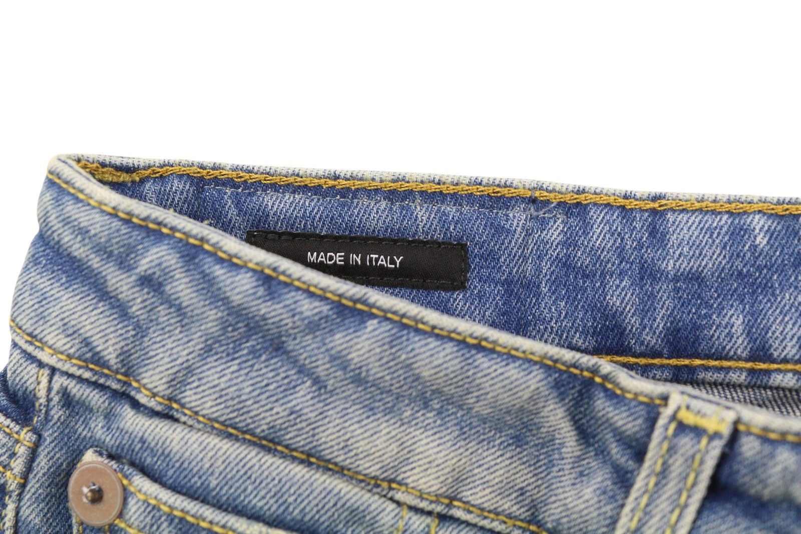 R13 KICK 25 Jasper Stretch Washed Ankle Length Jeans 84422 Size 25" / US 0 / IT 36 - 8 Thumbnail