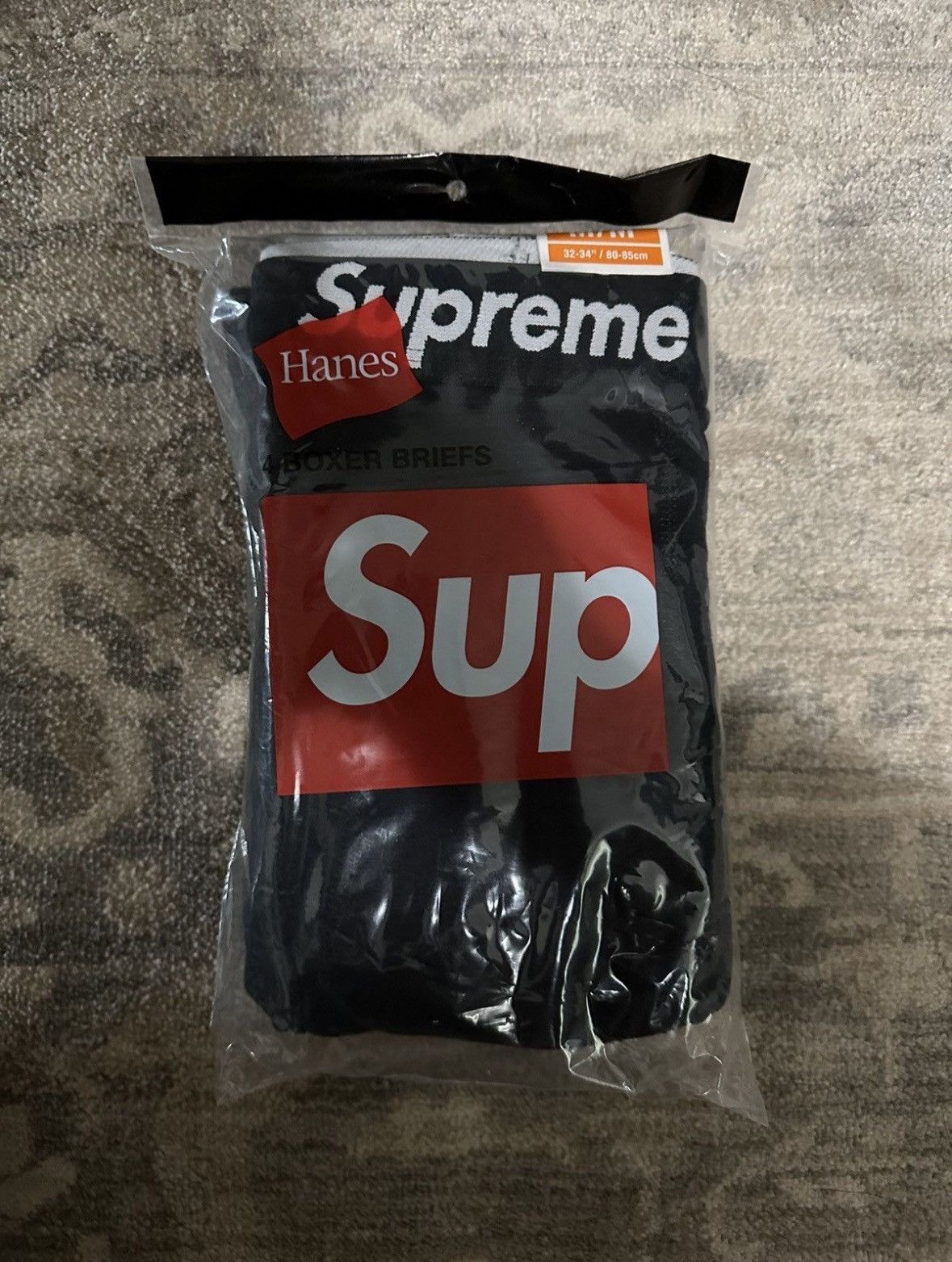 4-Pack Supreme Hanes Boxers - M