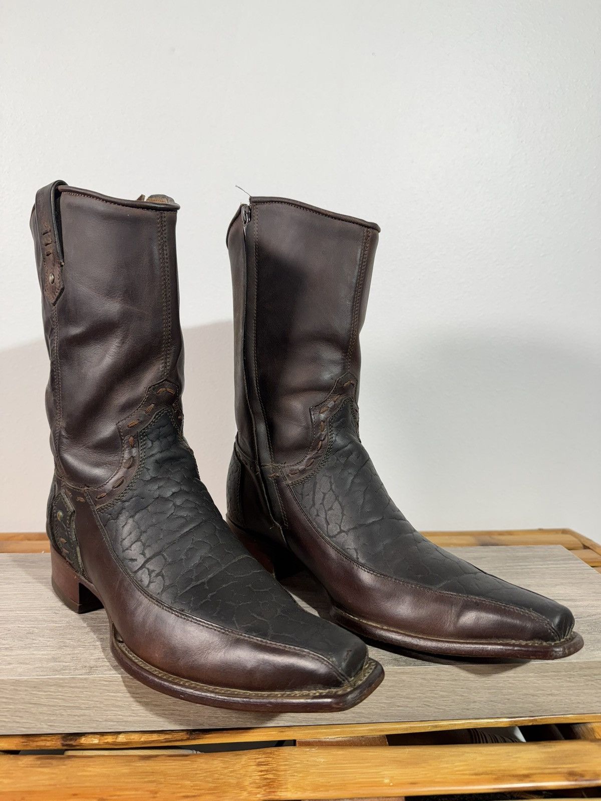 Other Rudel Cowboy Boots Handcrafted Exotic Western Boots 8.5 EE Size US 8.5 / EU 41-42 - 1 Thumbnail
