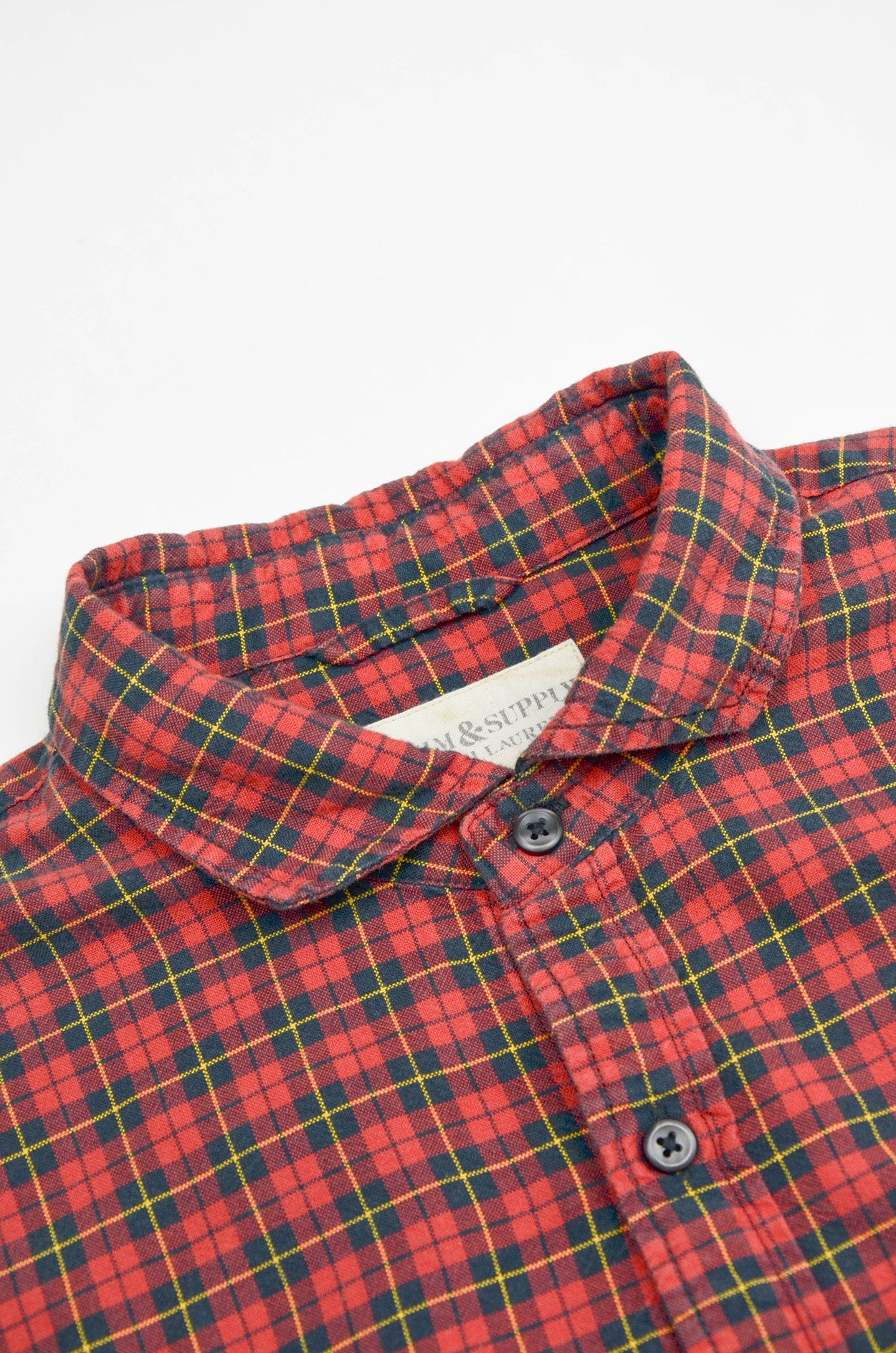 Denim & Supply Ralph Lauren Denim & Supply Ralph Lauren Red Plaid Flannel Shirt XL Size US XL / EU 56 / 4 - 7 Thumbnail