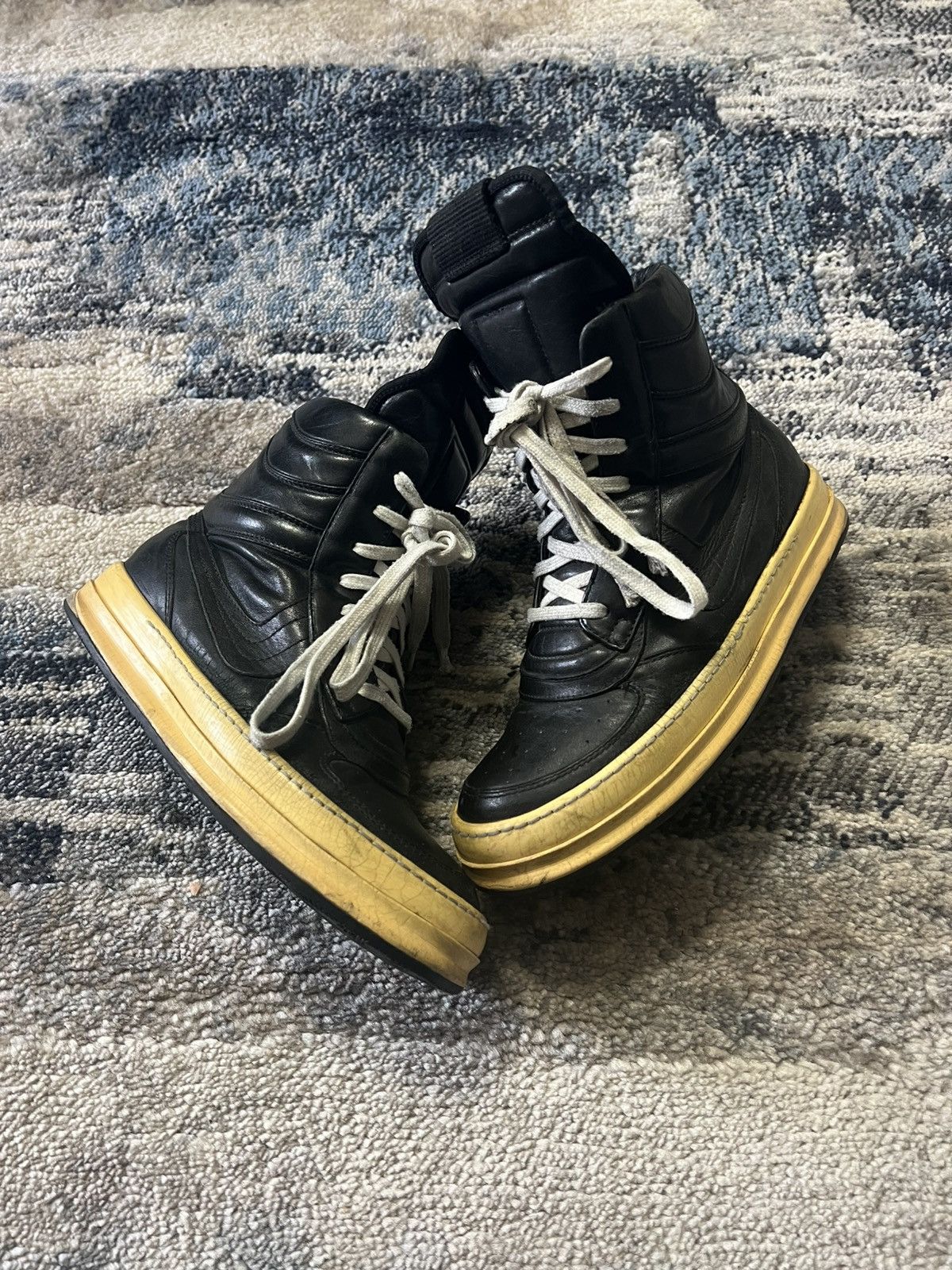 Rick Owens Rick Owens FW06 OG Calf Leather Dunk Size US 10 / EU 43 - 1 Thumbnail