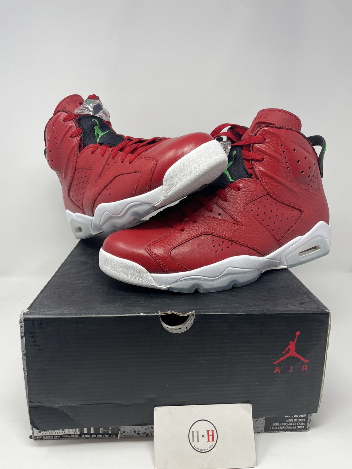 image of Air Jordan 6 Spizike History Of Jordan Shoes in Red, Men's (Size 11)
