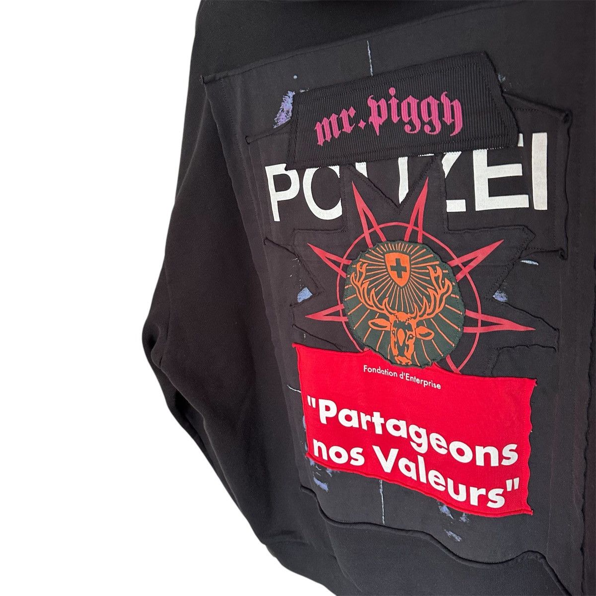 Vetements Vetements Russia Patchwork Zip Up Hoodie AW18 Size US S / EU 44-46 / 1 - 3 Thumbnail