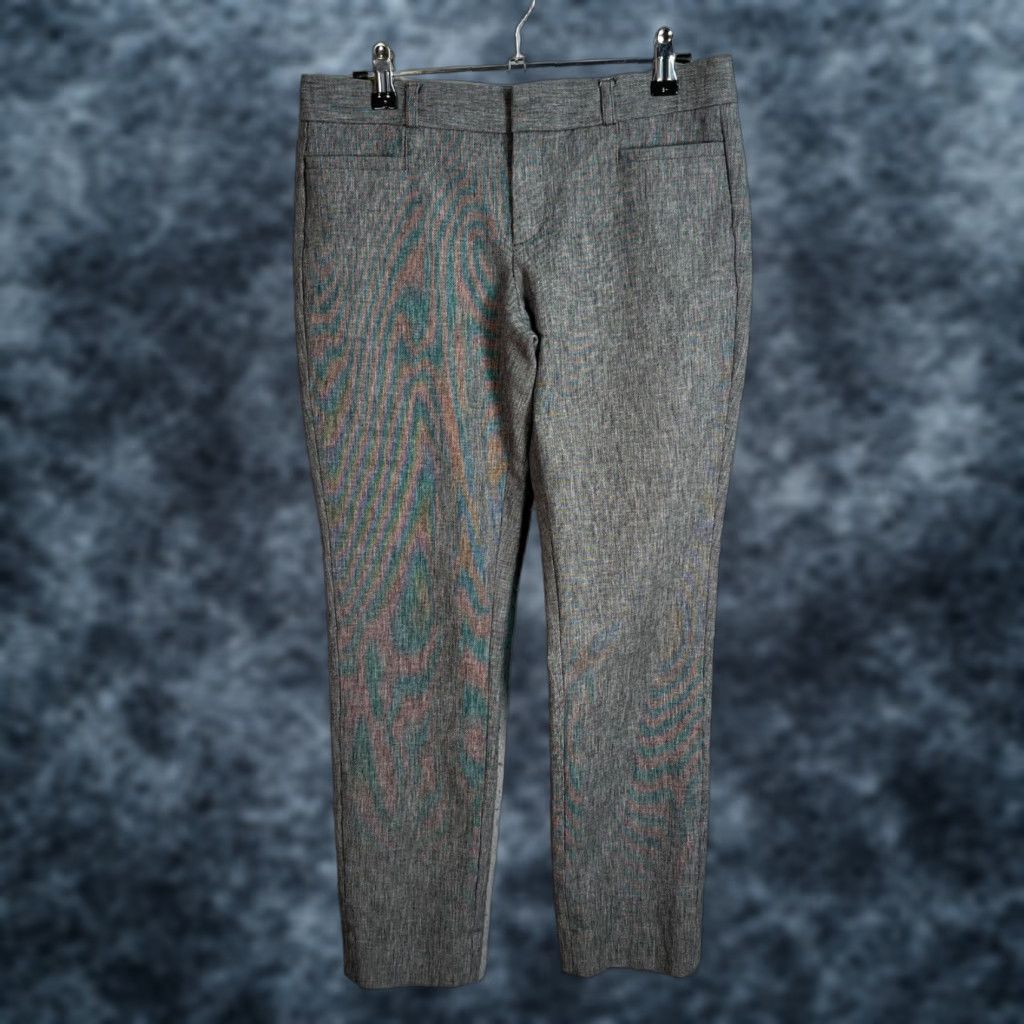 Banana Republic Banana Republic Sloan Slim Fit Gray Dress Pants Womens Size 2 Regular Cotton Viscose Flat Front Zip Inseam 26 in Dressy Formal Pants Boys? Size 26" / US 2 / IT 38 - 1 Thumbnail