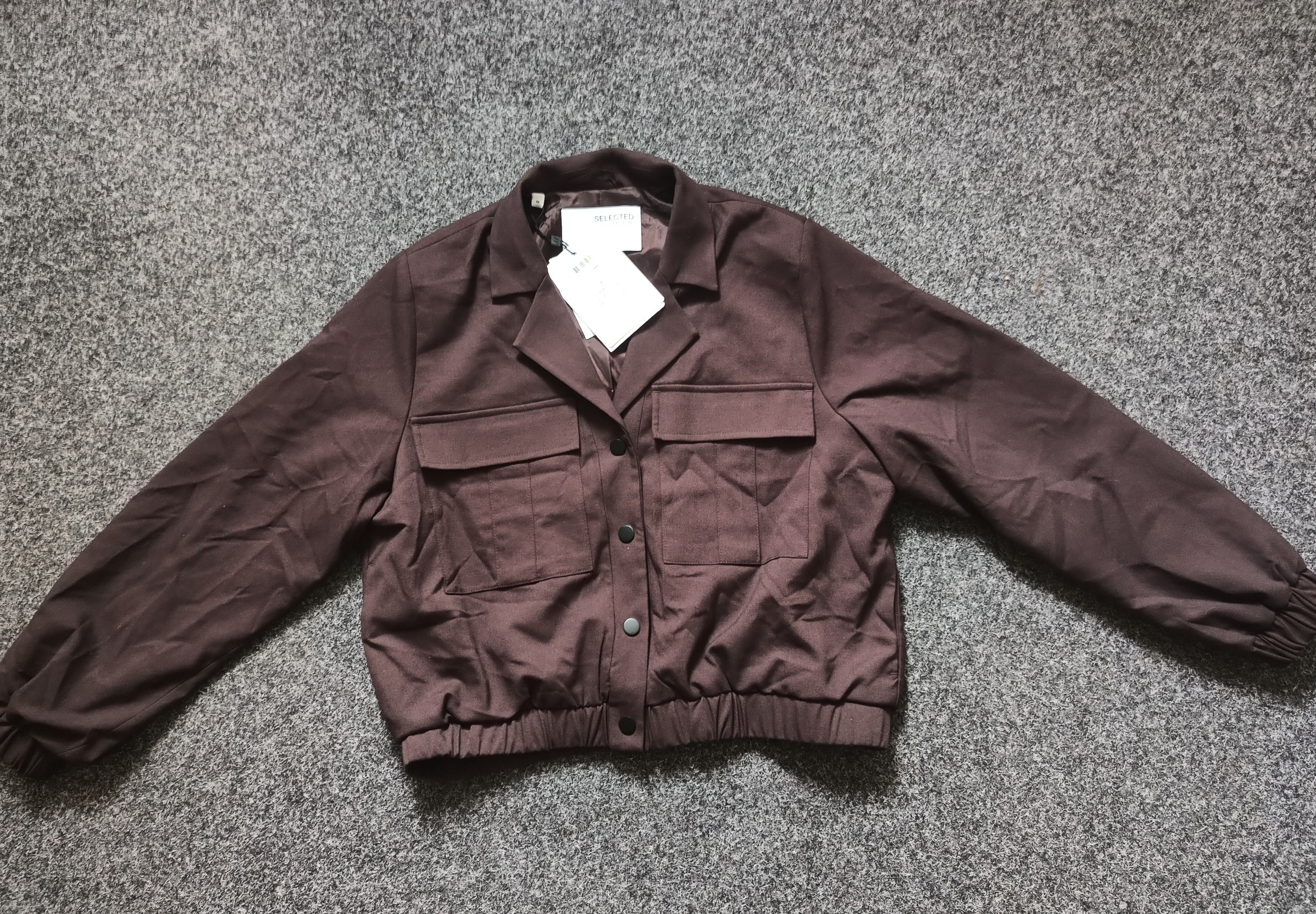 Selected Homme Bomber jacket with pockets. Size M / US 6-8 / IT 42-44 - 2 Thumbnail