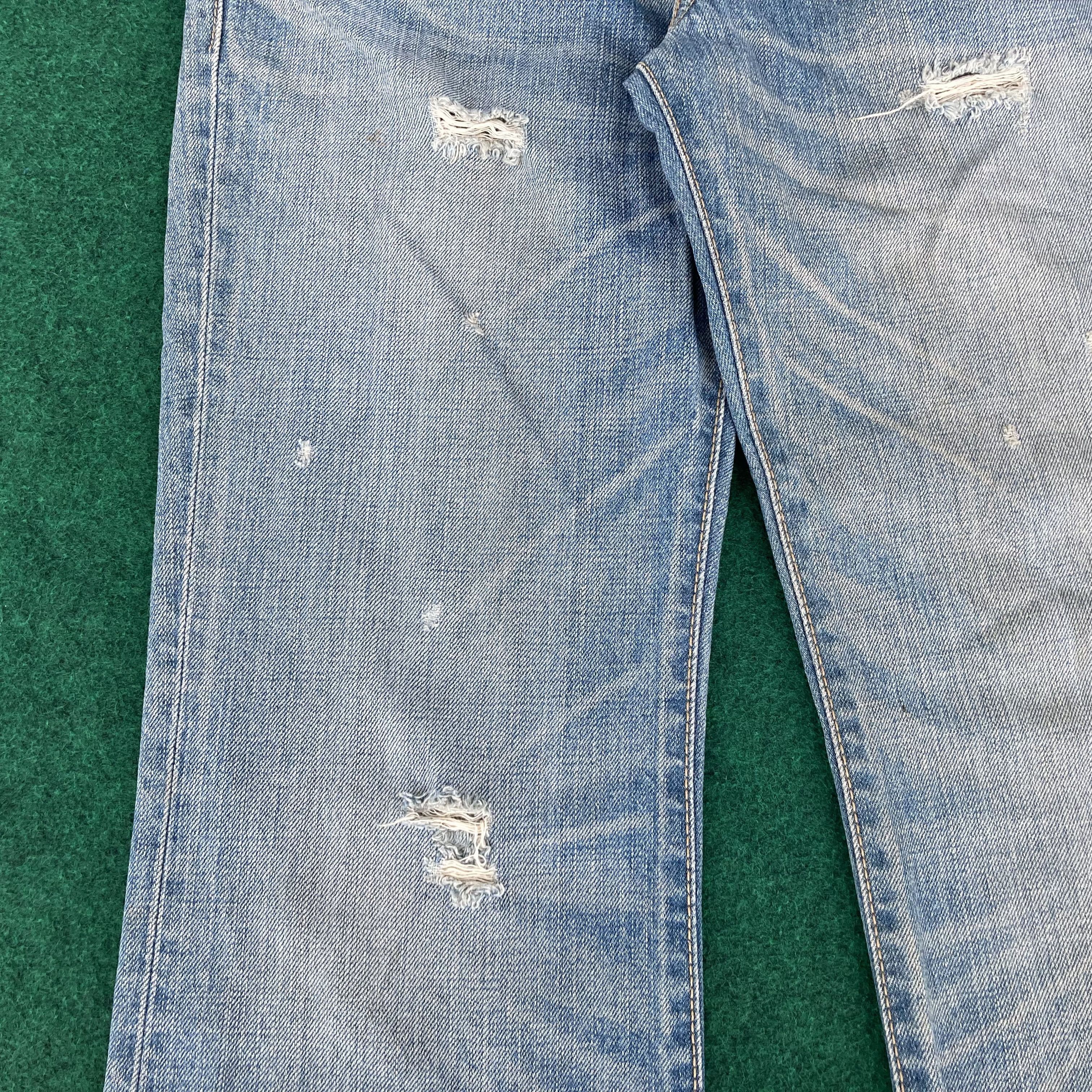 Levi's × Vintage Vtg Levis 517 Ripped Denim Bootcut Flared Sz 29 Jeans Size US 29 - 8 Thumbnail
