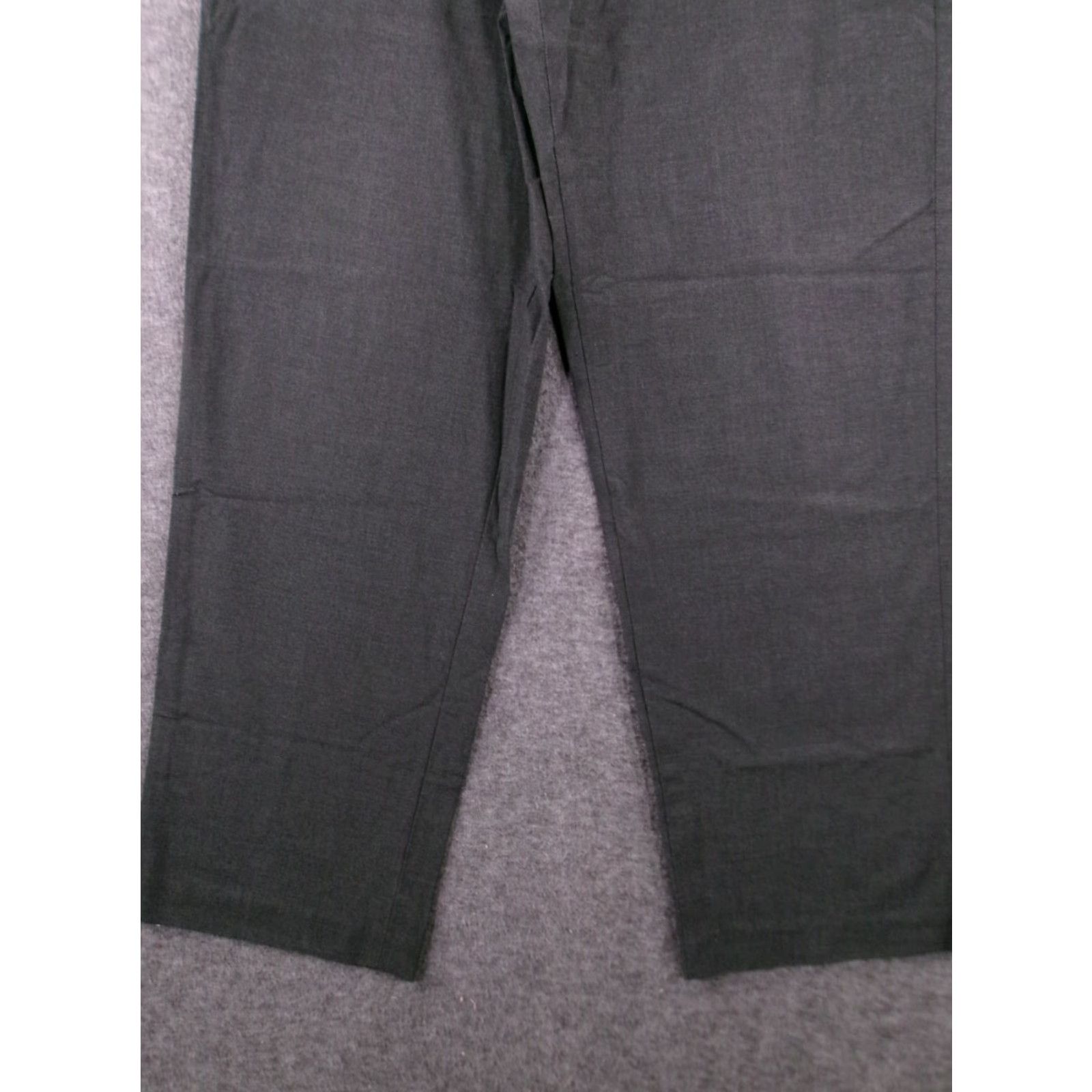 Apt. 9 Apt 9 Pants Mens 34X32 Black Flat Front Office Professional Straight Leg Size US 34 / EU 50 - 3 Thumbnail