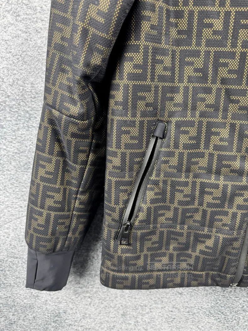 Fendi Fendi All-over print double-F mesh coat Size XXS / US 00 / IT 34 - 5 Thumbnail