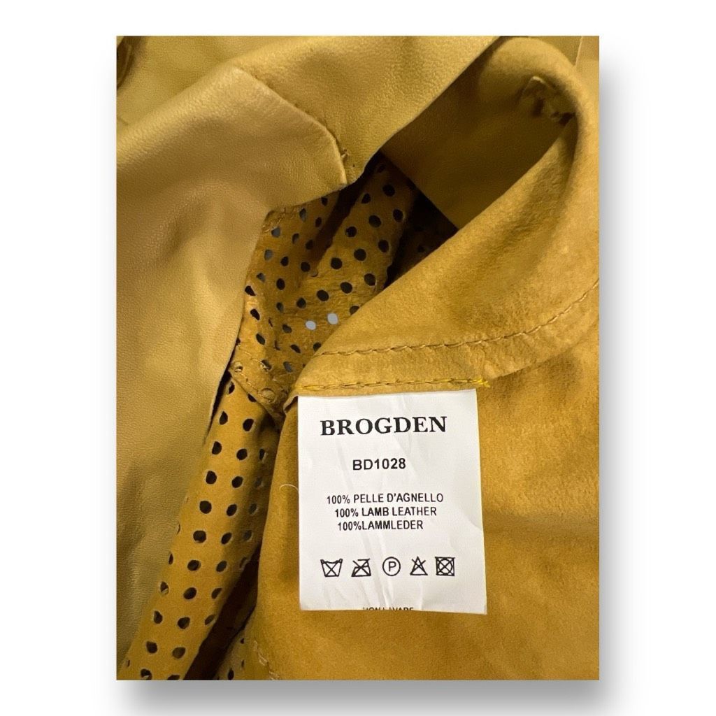 Other Brogden Lambs Leather Perforated Jacket Size Large Size L / US 10 / IT 46 - 5 Thumbnail