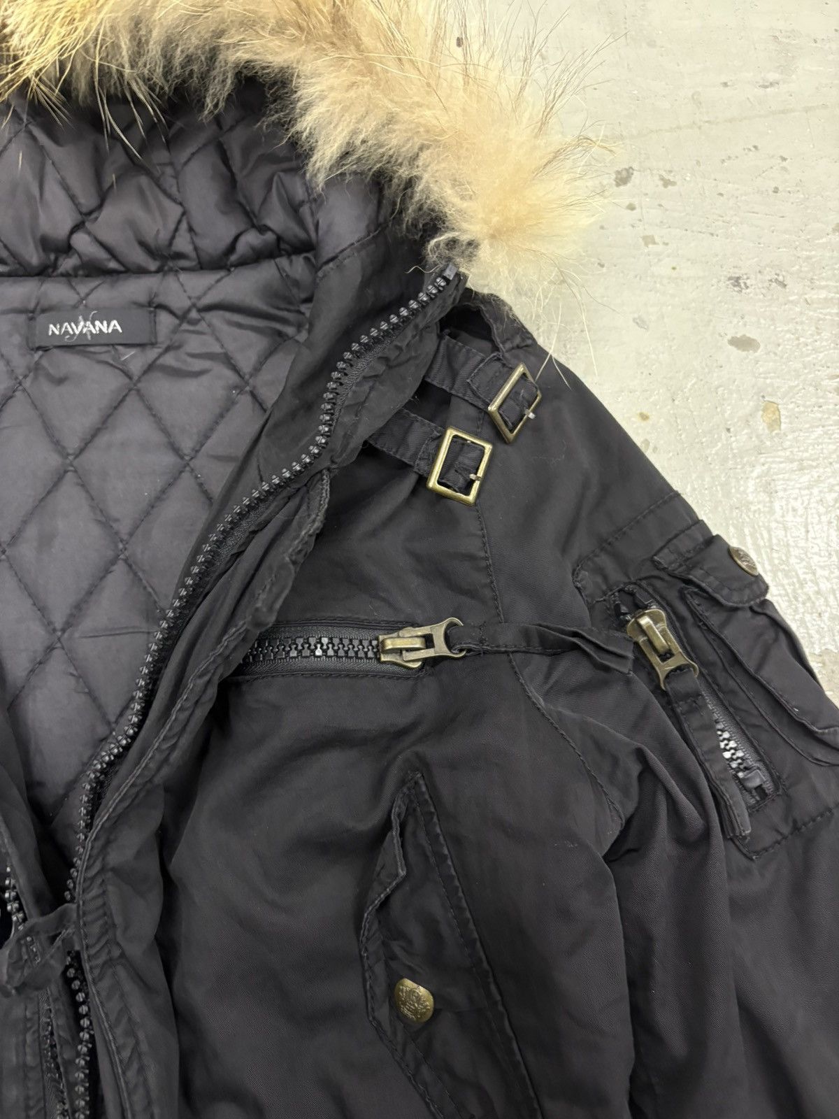 GOA Navana if six was nine LGB quilted fur hoodie vkei jacket Size US M / EU 48-50 / 2 - 16 Thumbnail