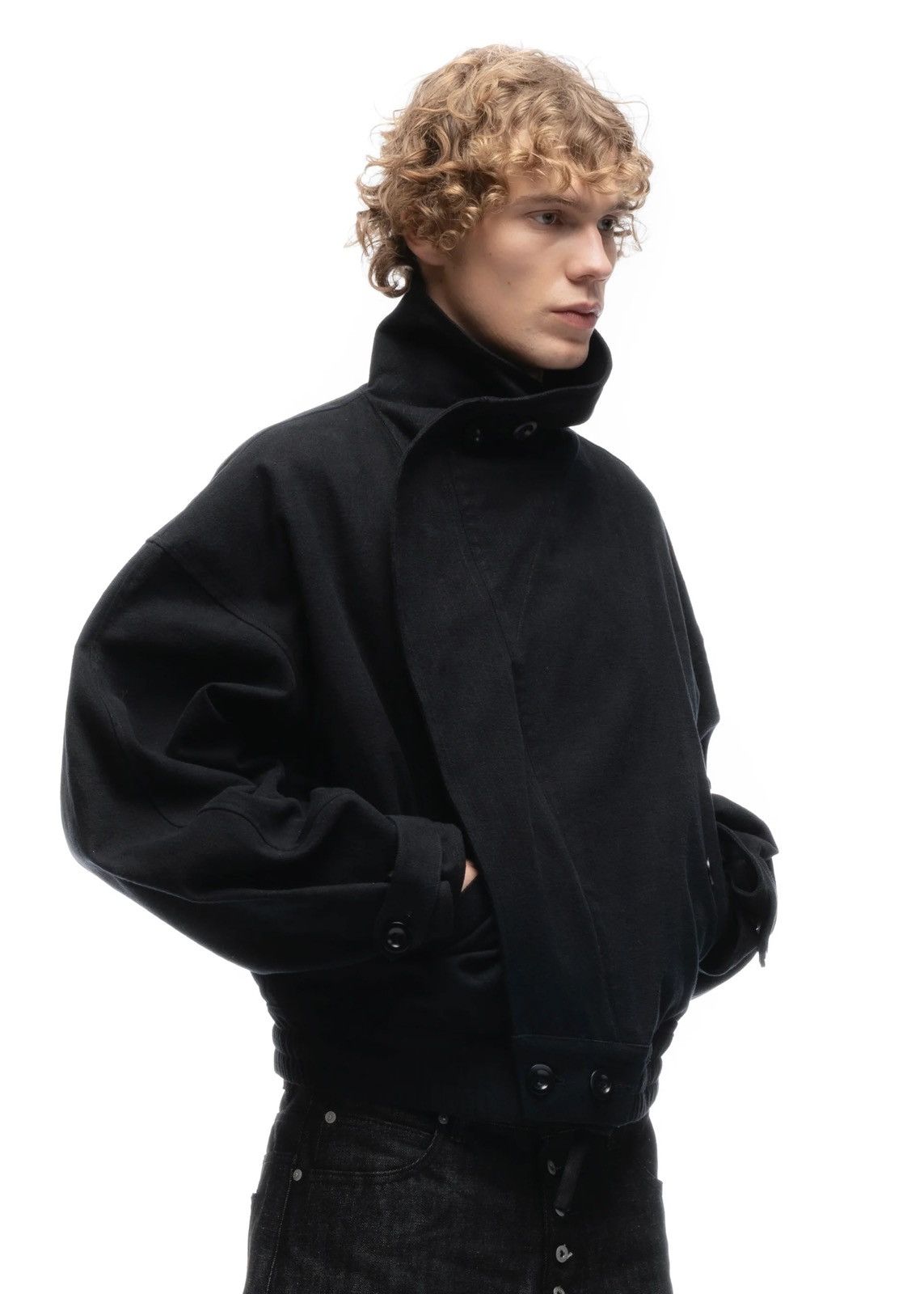 No Faith Studios No Faith Studios Moleskin Jacket BLACK Size US M / EU 48-50 / 2 - 1 Thumbnail