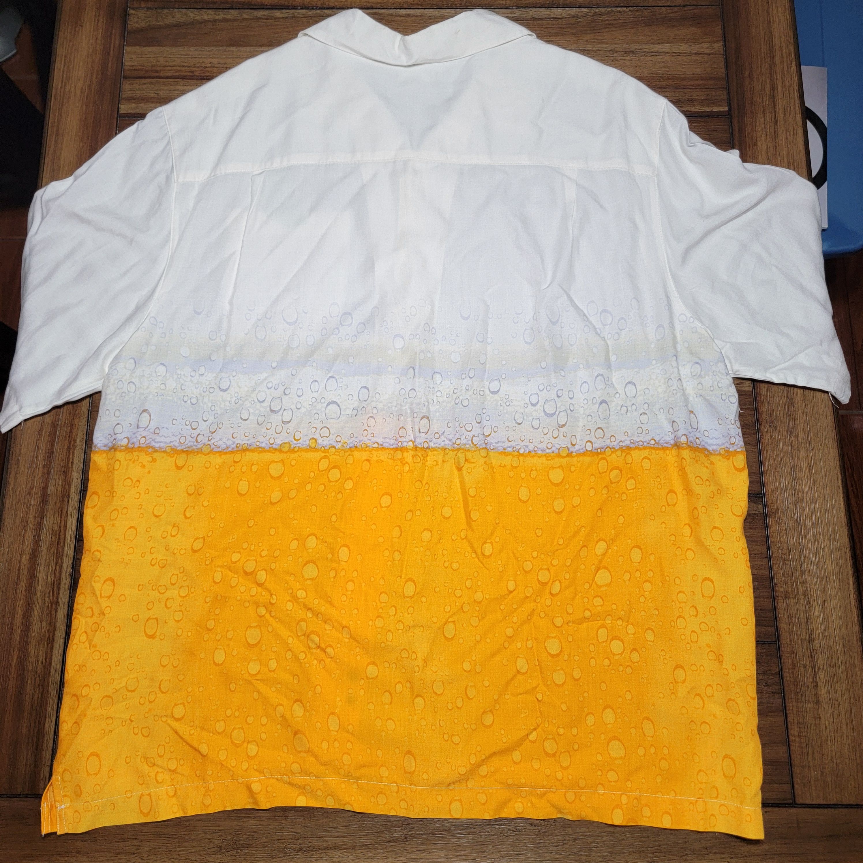George George SS Full Button "Beer" Shirt Lime Pocket - 2XL (50-52) Size US XXL / EU 58 / 5 - 3 Thumbnail
