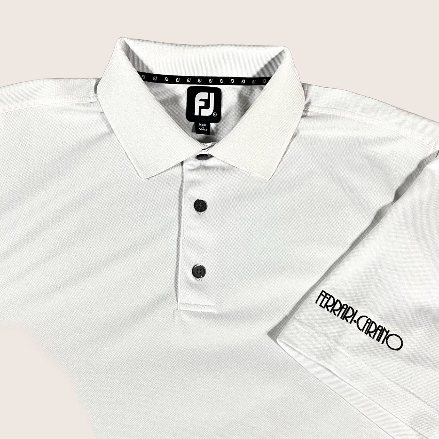Footjoy FootJoy Polo Shirt Mens XL White Golf Performance FJ Stretch Logo Embroidered Size US XL / EU 56 / 4 - 1 Thumbnail