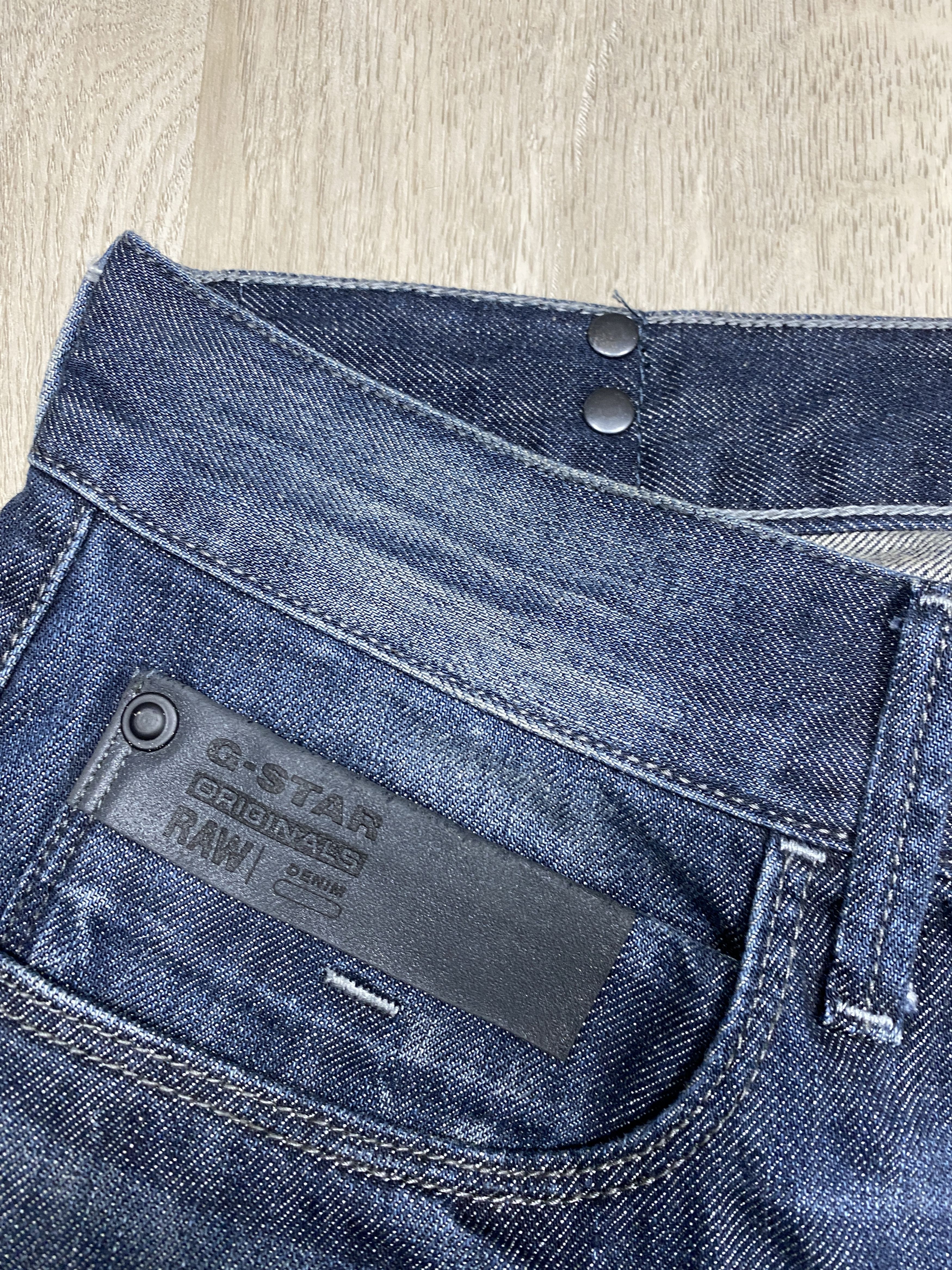 G-Star G Star Raw Vintage Mens Blades Tapered Denim Pants Jeans Size US 34 / EU 50 - 3 Thumbnail