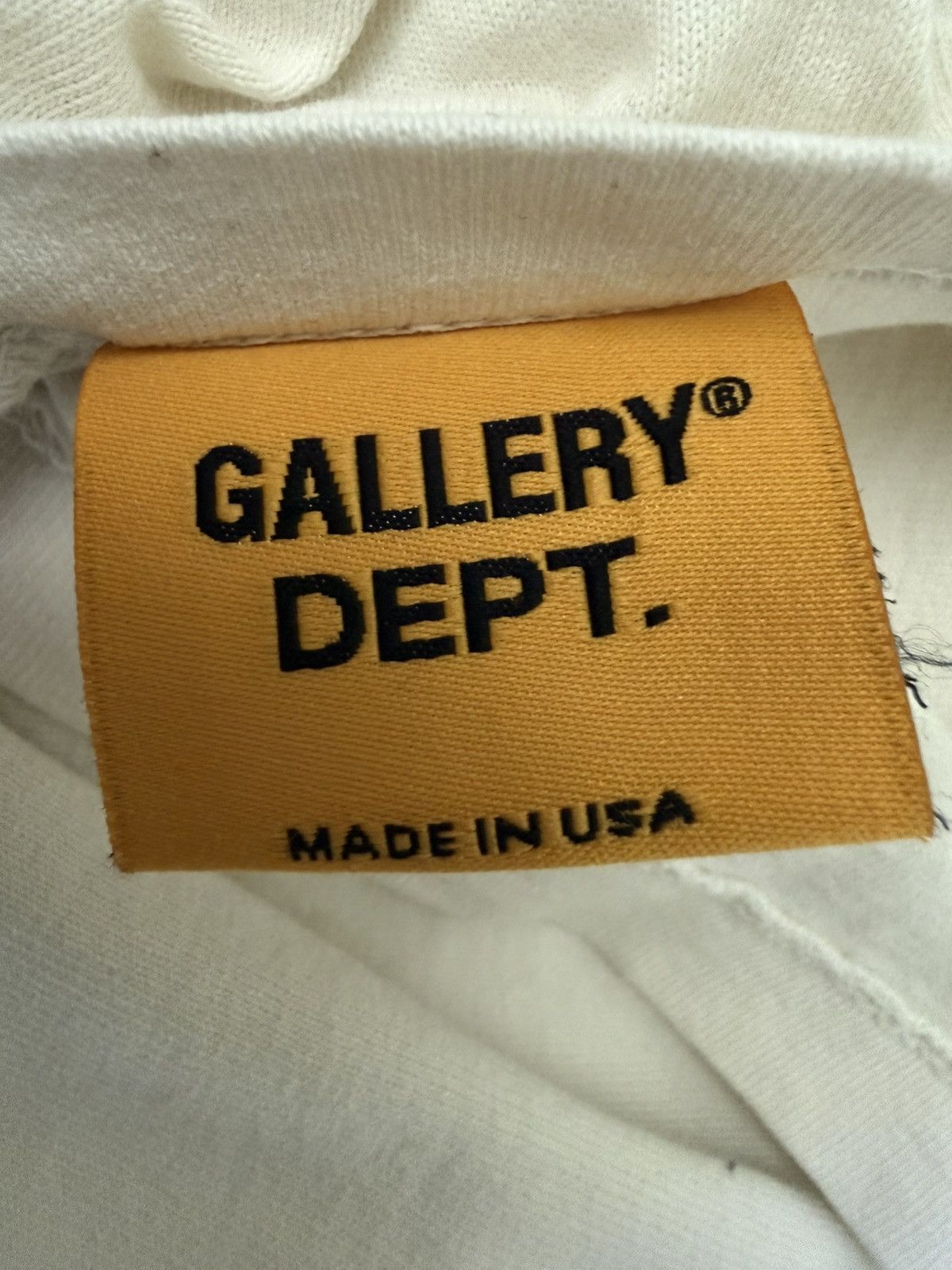 Gallery Dept. Gallery Dept Tee cream on blue Size US L / EU 52-54 / 3 - 8 Thumbnail