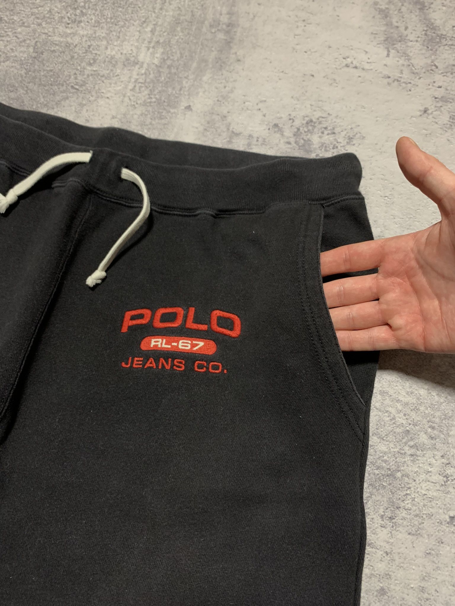 Polo Ralph Lauren Polo Ralph Lauren Jeans Co. Sweatpants Faded Black Men’s L Size US 34 / EU 50 - 5 Thumbnail