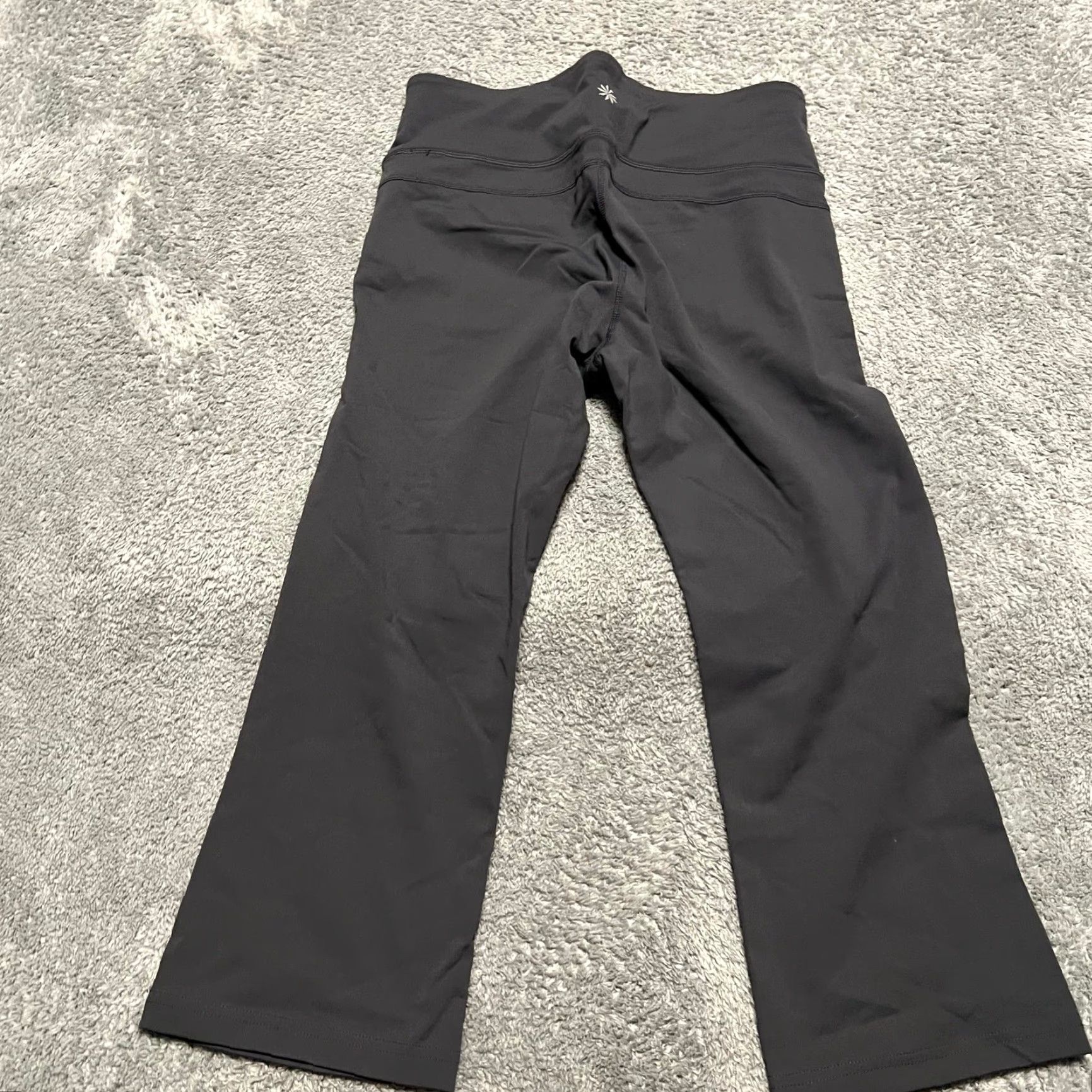 Athleta Athleta Yoga Pants Straight Up Womens Medium Tall Gray 919179 Active Leggings Shoes? Size 32" / US 10 / IT 46 - 2 Thumbnail