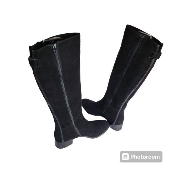 Other Le Pepe knee high women's sued black boots size 39.5 US Size US 8.5 / IT 38.5 - 3 Thumbnail