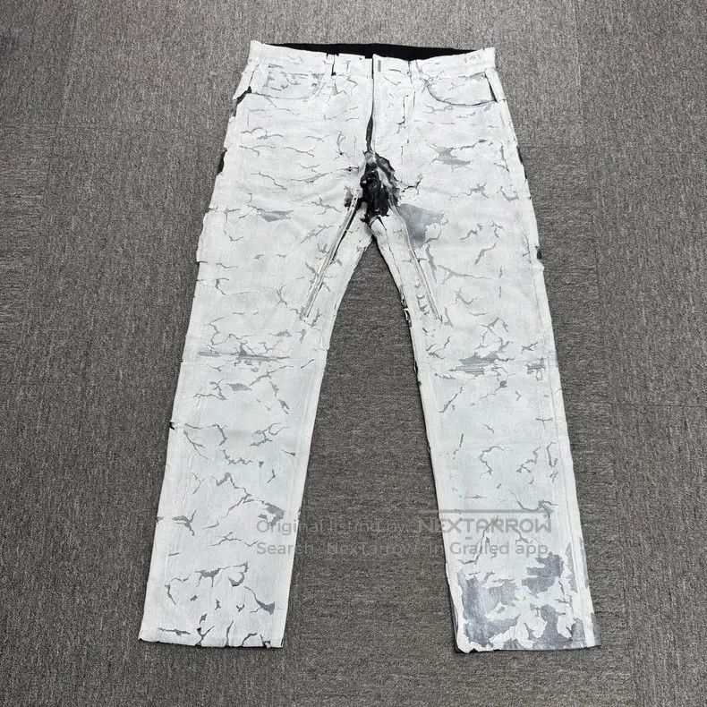 Givenchy Givenchy Plaster Crack Denim Pants Size US 36 / EU 52 - 1 Thumbnail