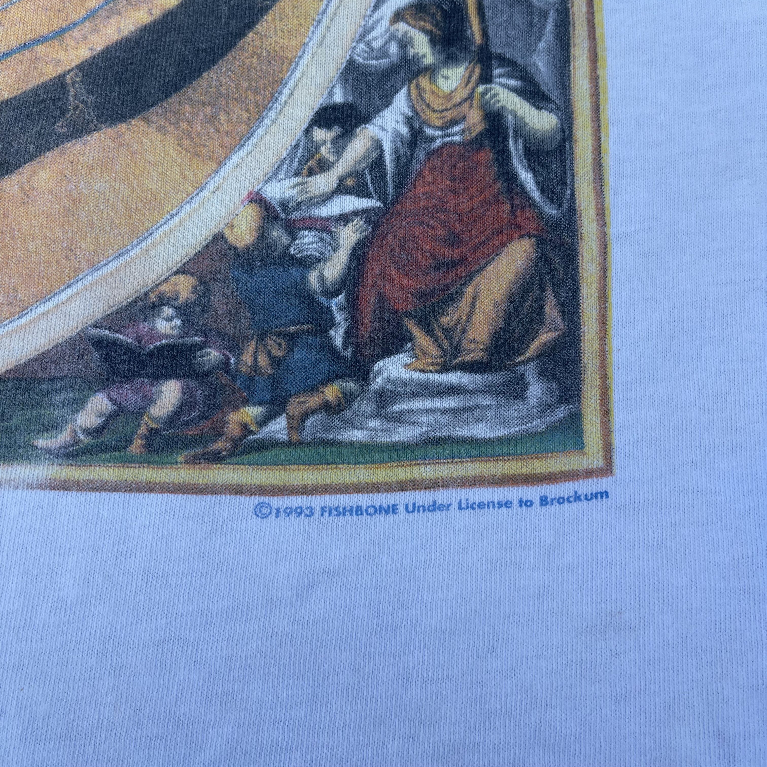 Band Tees × Brockum × Vintage Vintage 90s Fishbone “Stone Cold Nutmeg” Back Hit Brockum Size US L / EU 52-54 / 3 - 6 Thumbnail