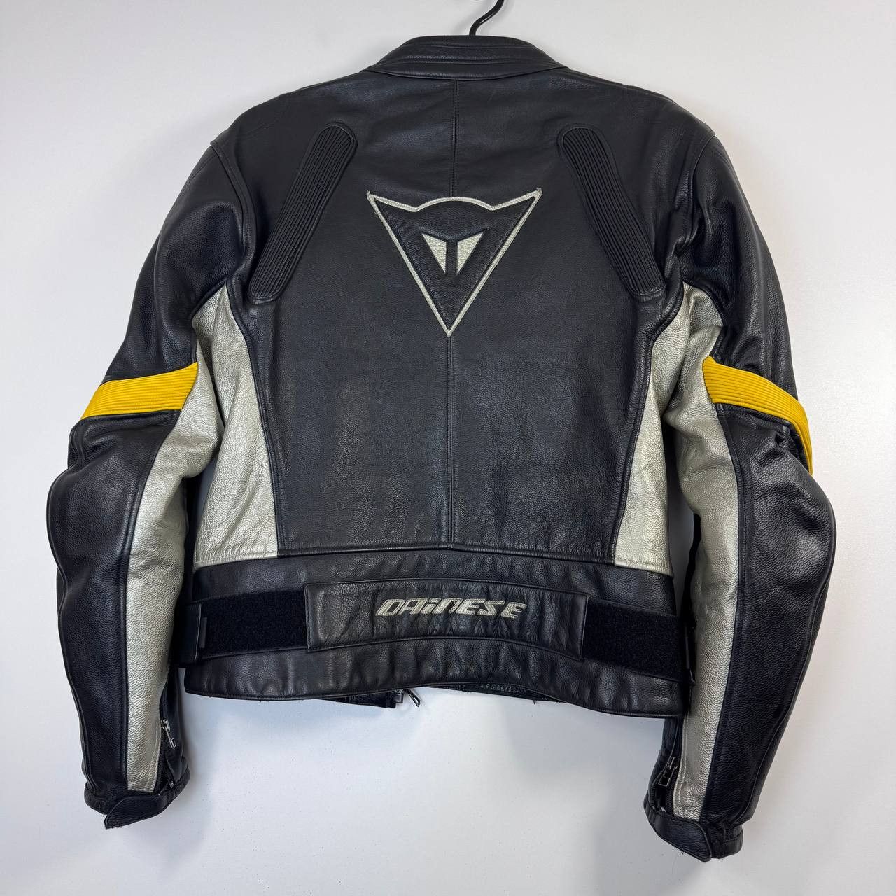 Dainese Dainese Leather Motorcycle Jacket Black Yellow Mens Size M Size US M / EU 48-50 / 2 - 13 Thumbnail