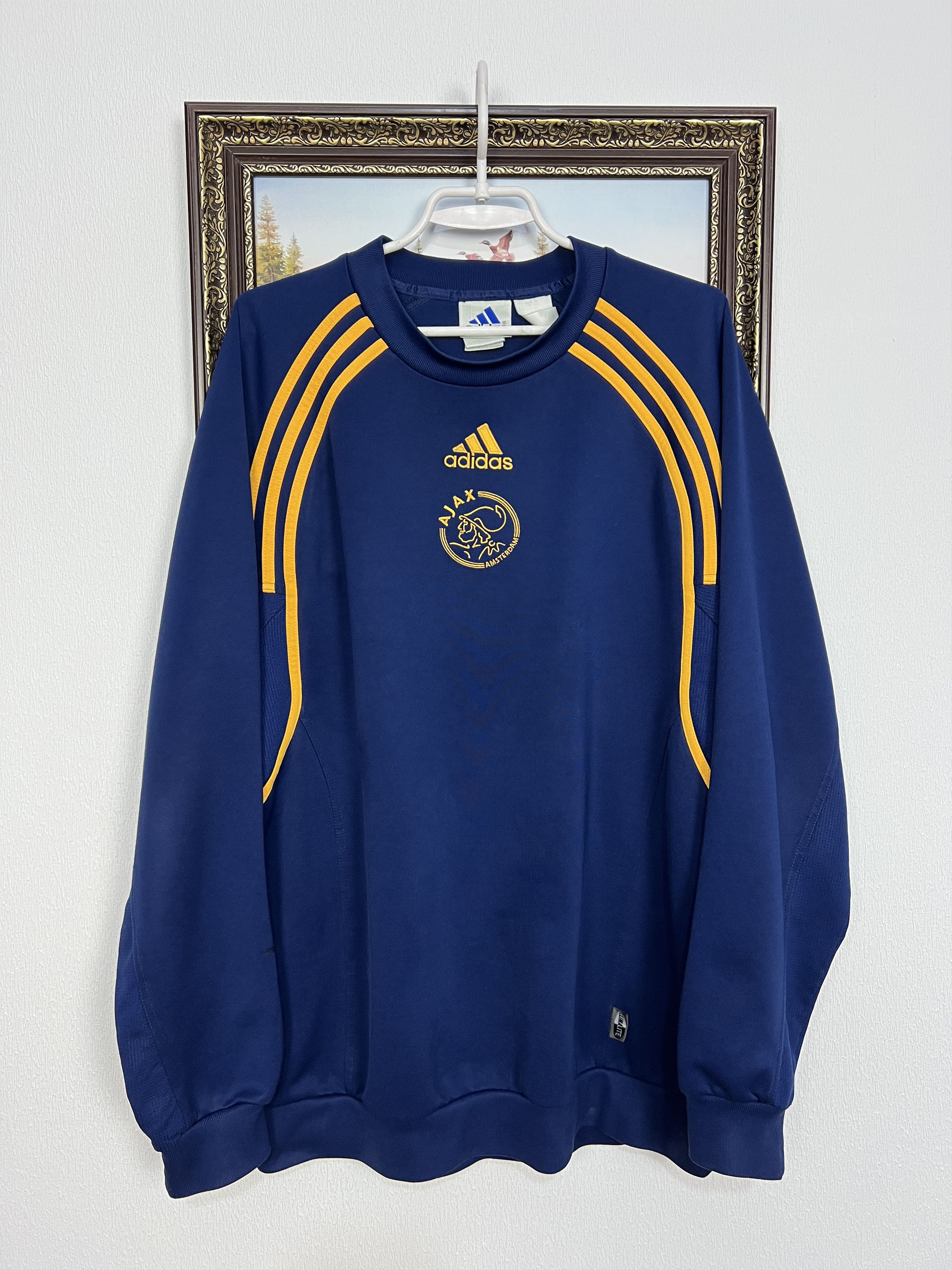 Adidas Ajax Amsterdam Football Sweatshirt Track Top Crewneck Size US L / EU 52-54 / 3 - 1 Thumbnail