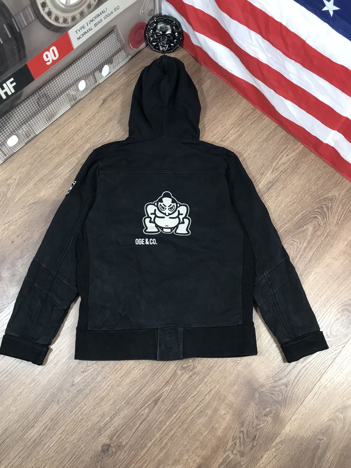 Japanese Brand × Vintage Oge & Co Sumo Kamikaze Zip Hoodie Japan Style Size US L / EU 52-54 / 3 - 1 Thumbnail